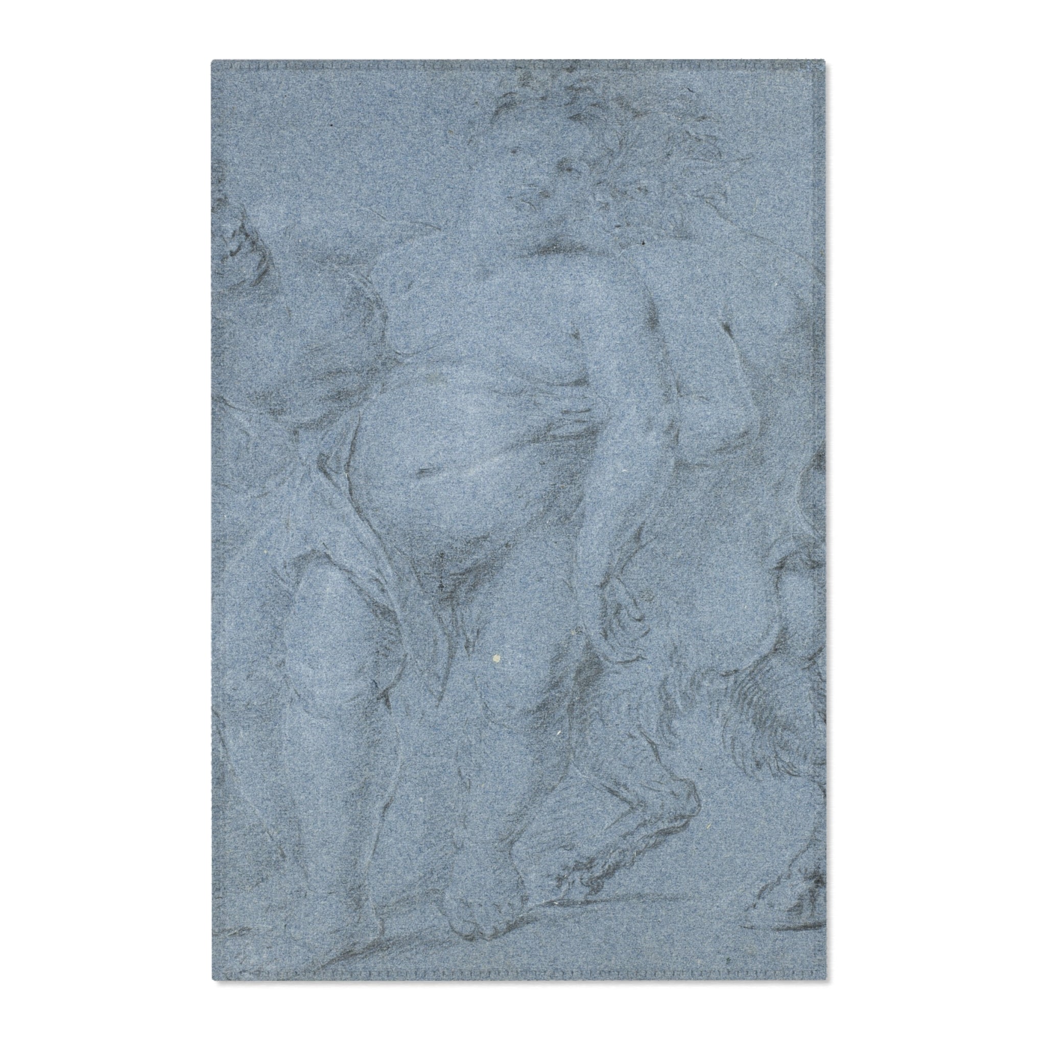 Peter Paul Rubens - Silenus Supported by Two Satyrs | Area Rug