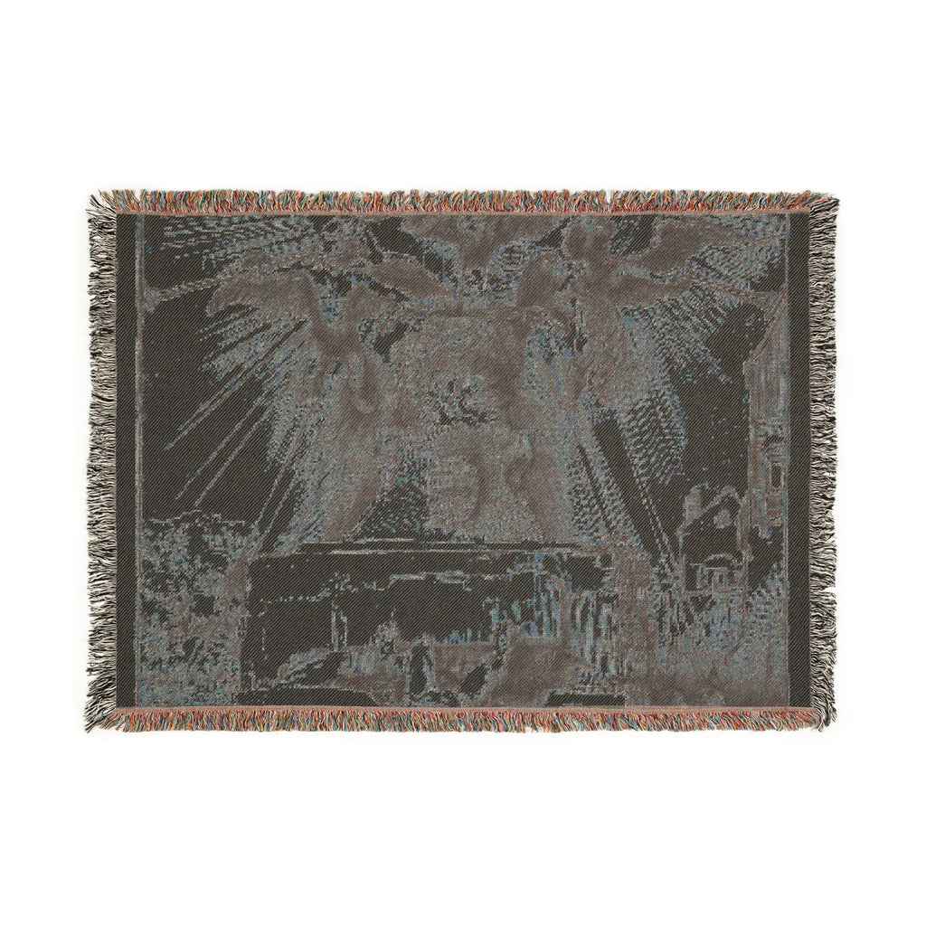 Rembrandt van Rijn - The Phoenix or The Statue Overthrown | Woven Tapestry Blanket