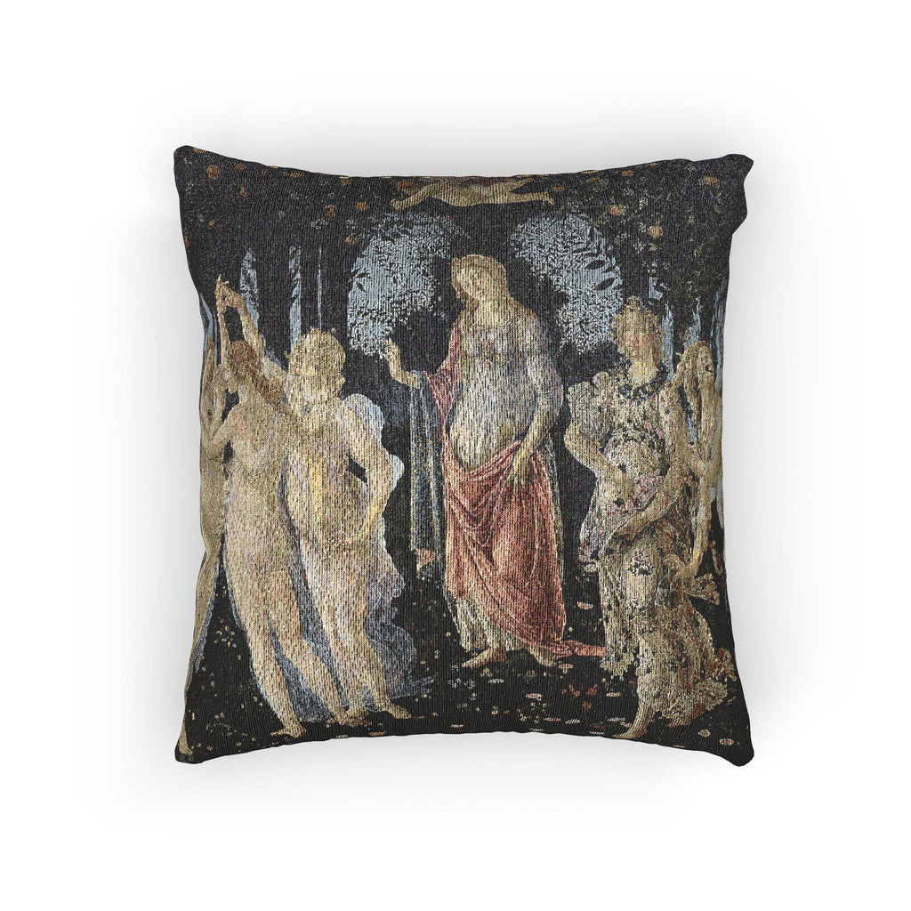 Primavera (Botticelli) | Woven Pillow