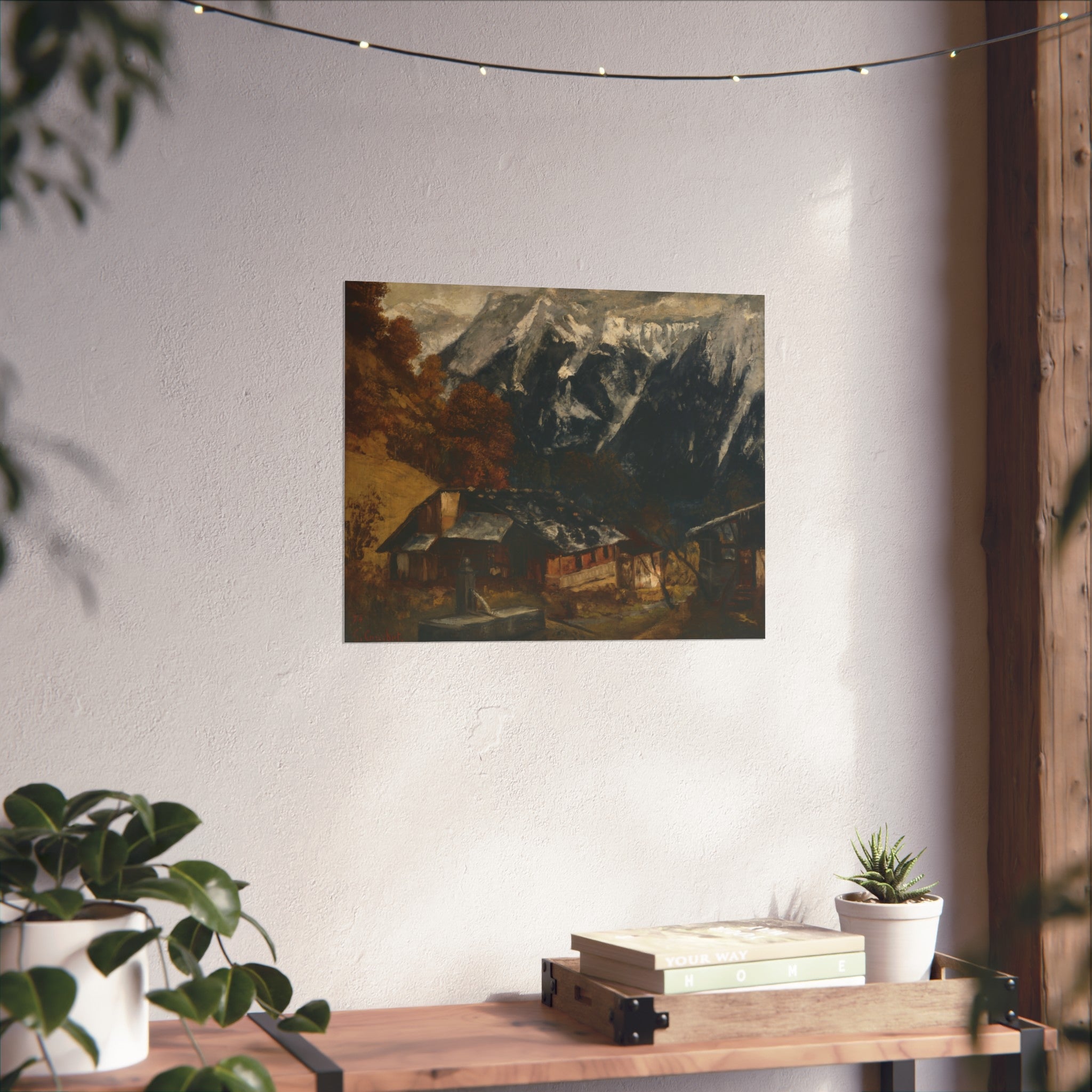 Gustave Courbet - An Alpine Scene | Fine Art Poster