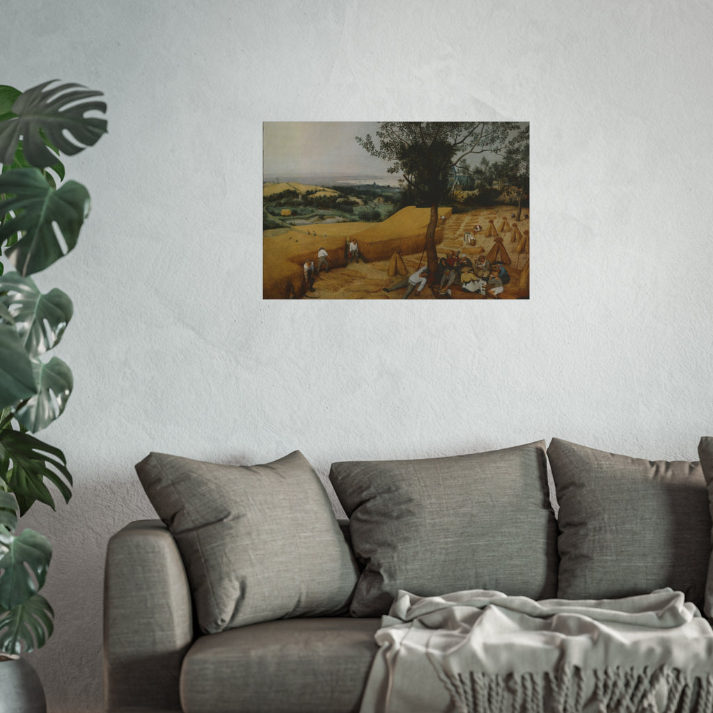 Pieter Bruegel the Elder- The Harvesters - Google Art Project | Fine Art Poster