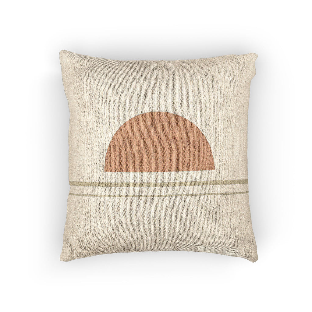 Ochre Low Sun Woven Pillow