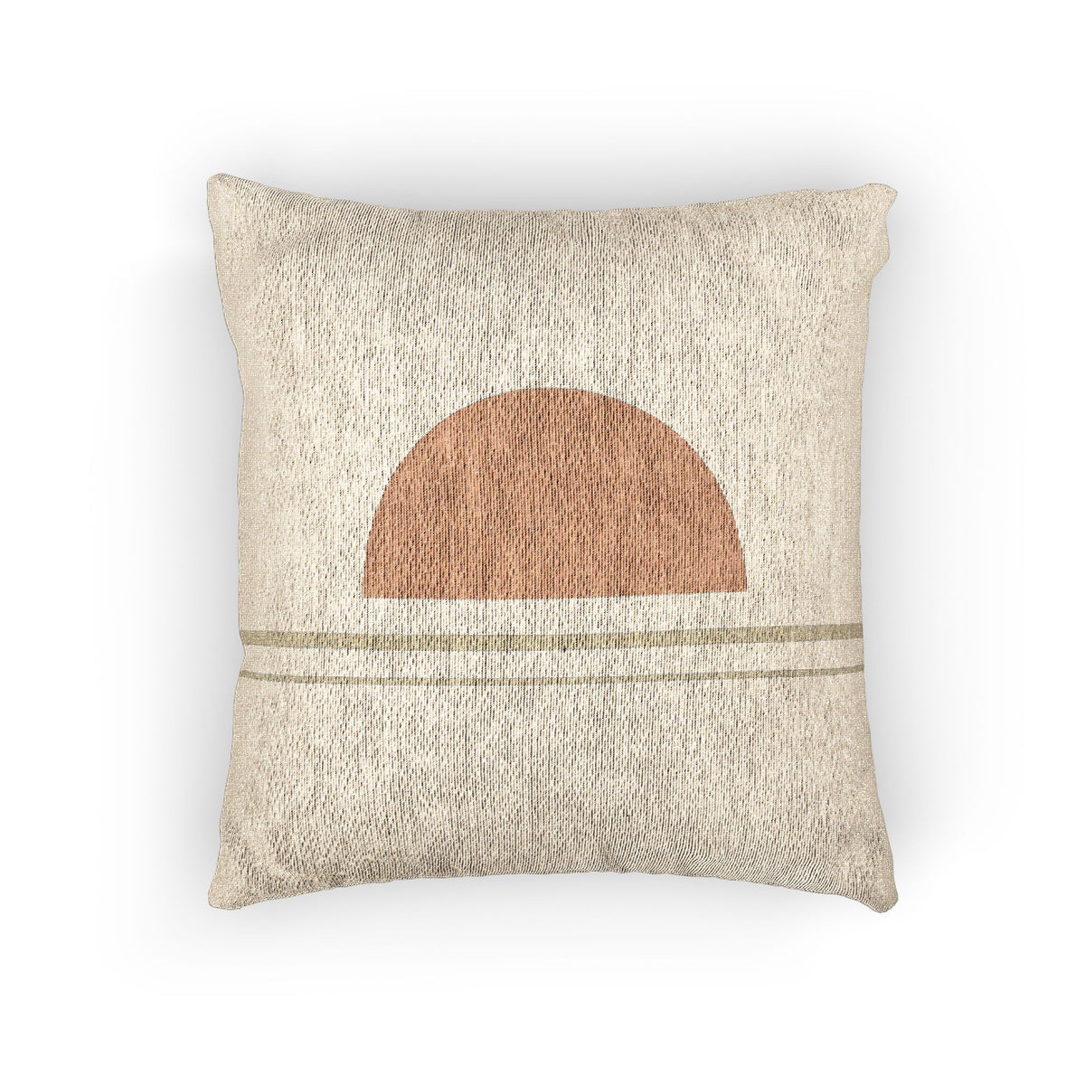 Ochre Low Sun Woven Pillow