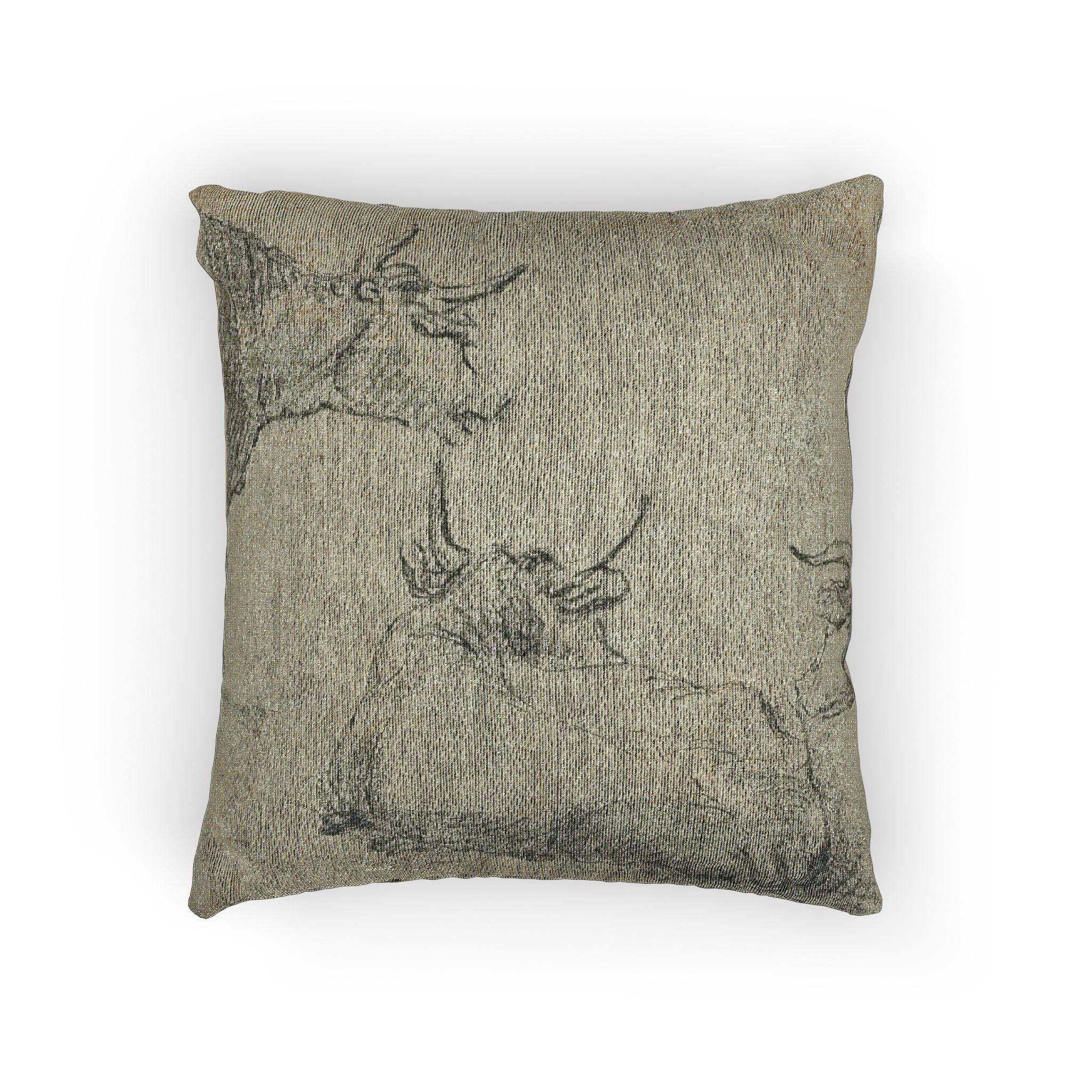 Aelbert Cuyp - Three Sketches of Cows | Woven Pillow