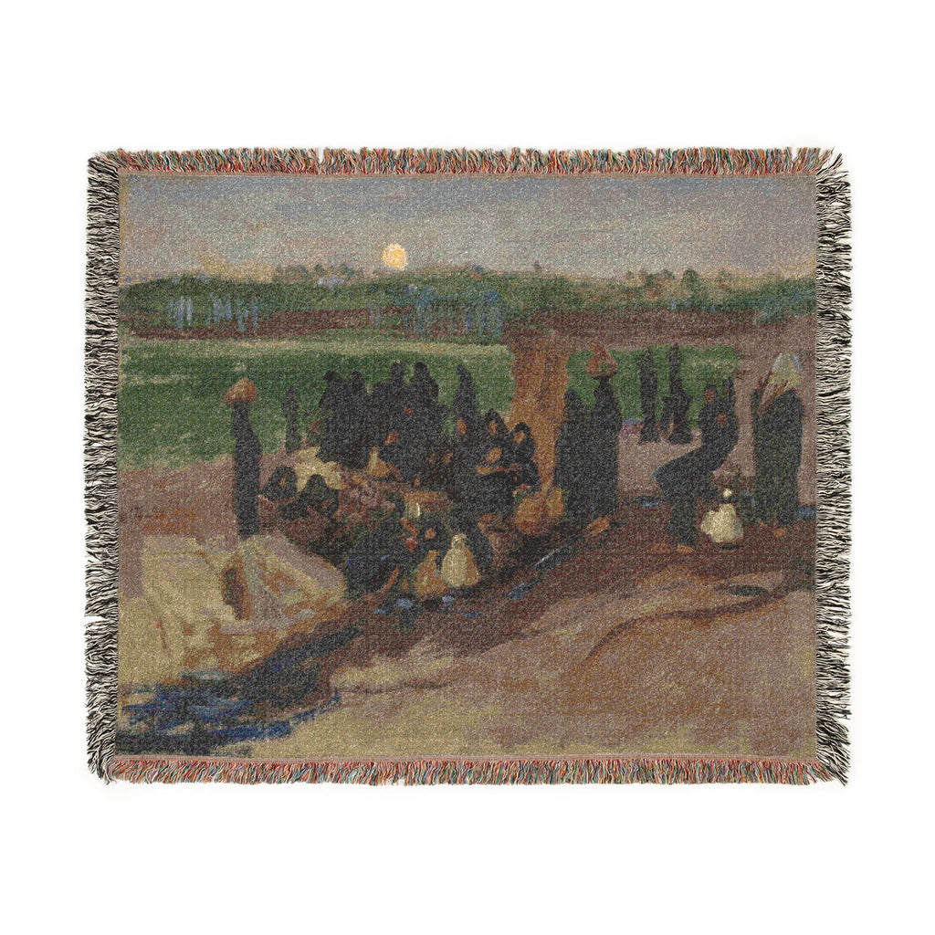 John Singer Sargent - Water Carriers on the Nile | Woven Tapestry Blanket