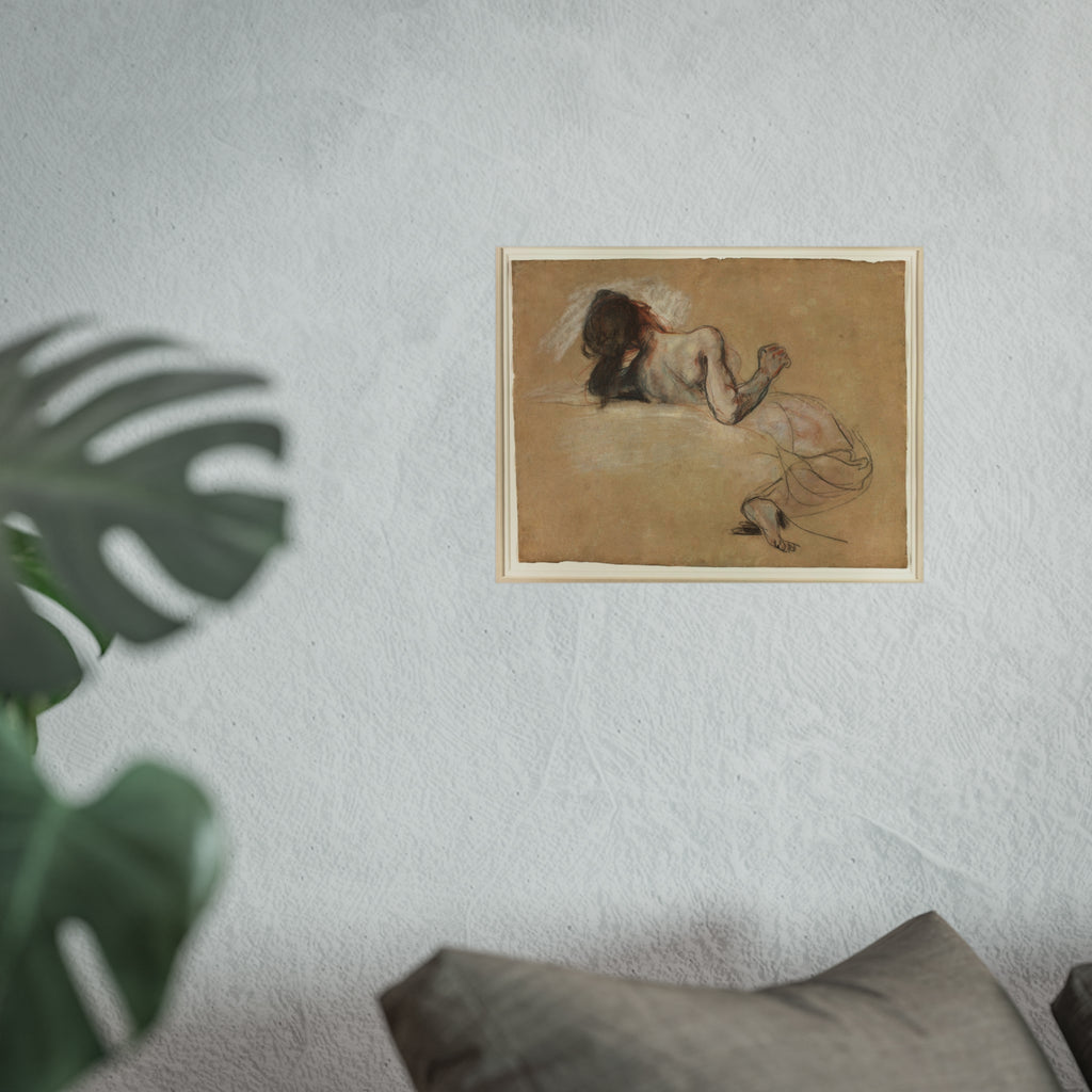 Eugène Delacroix - Crouching Woman | Fine Art Poster