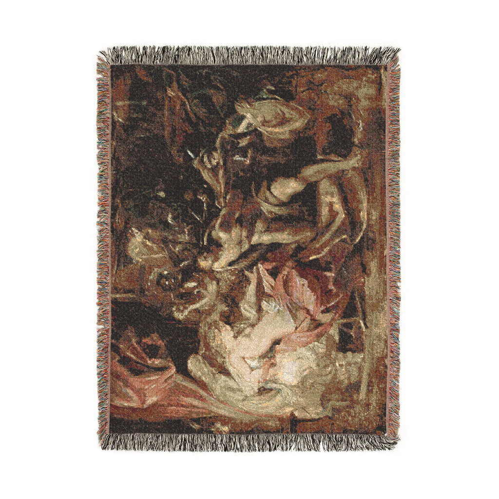 Peter Paul Rubens - The Capture of Samson | Woven Tapestry Blanket