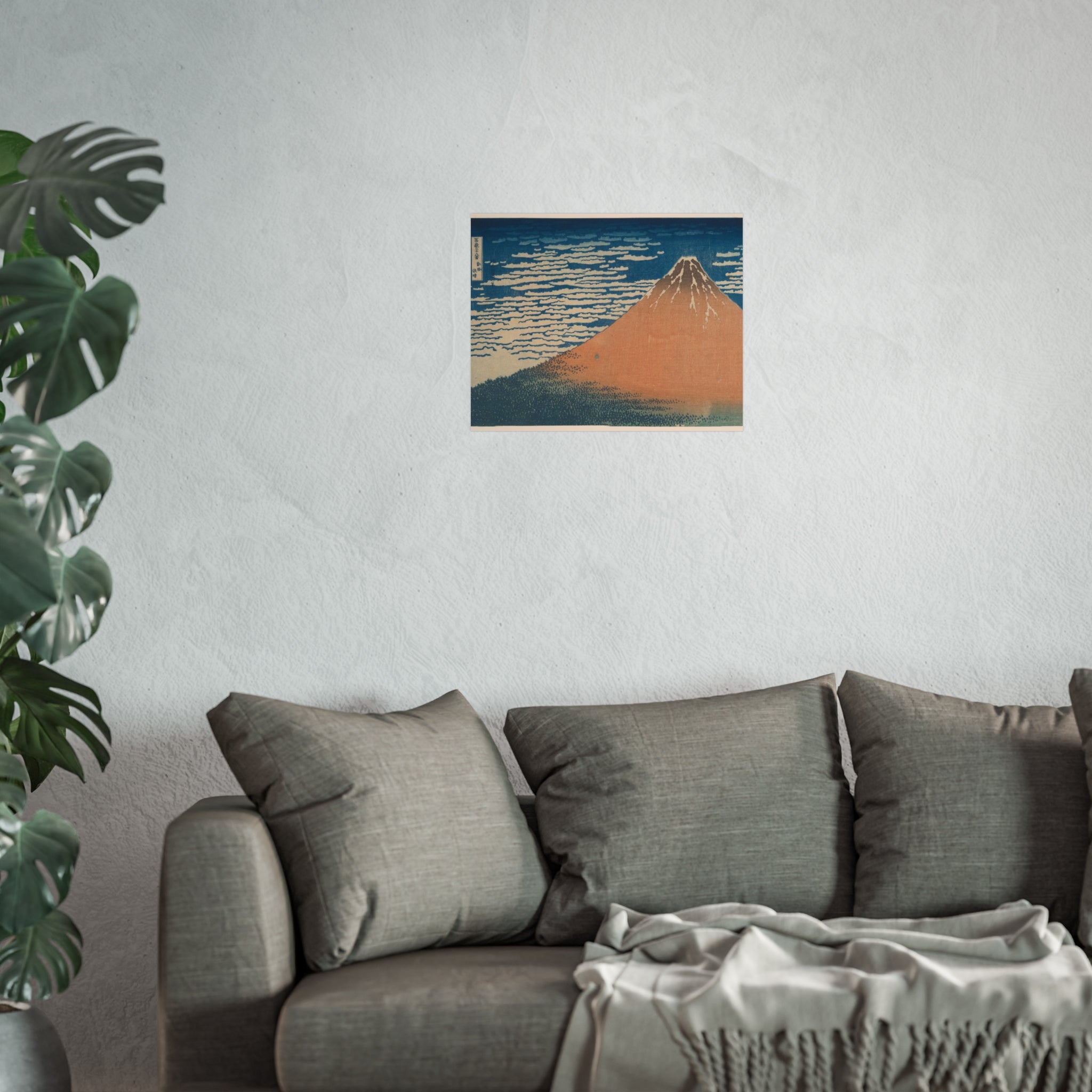 Katsushika Hokusai - Fine Wind, Clear Morning (Red Fuji) | Fine Art Poster