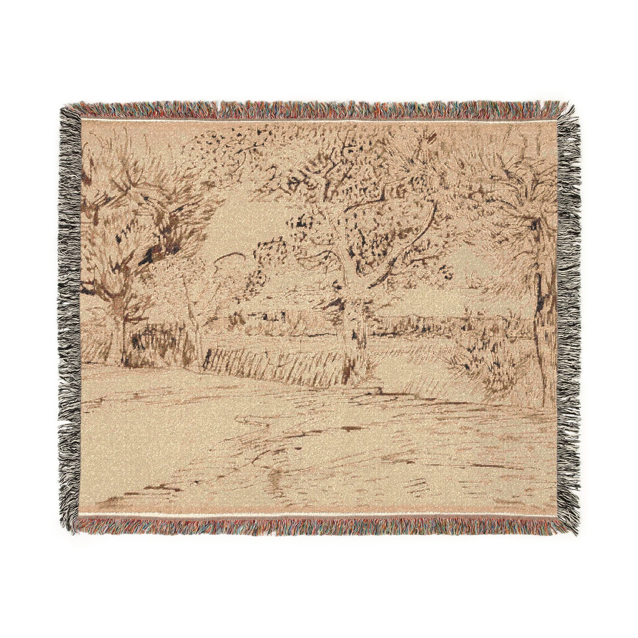 Landscape at Arles Vincent van Gogh Tapestry Blanket