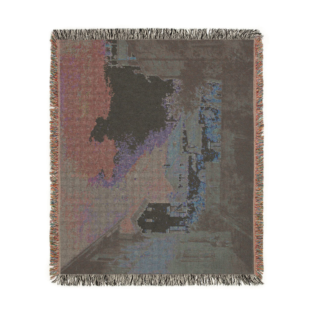 Follower of Canaletto - The Terrace | Woven Tapestry Blanket