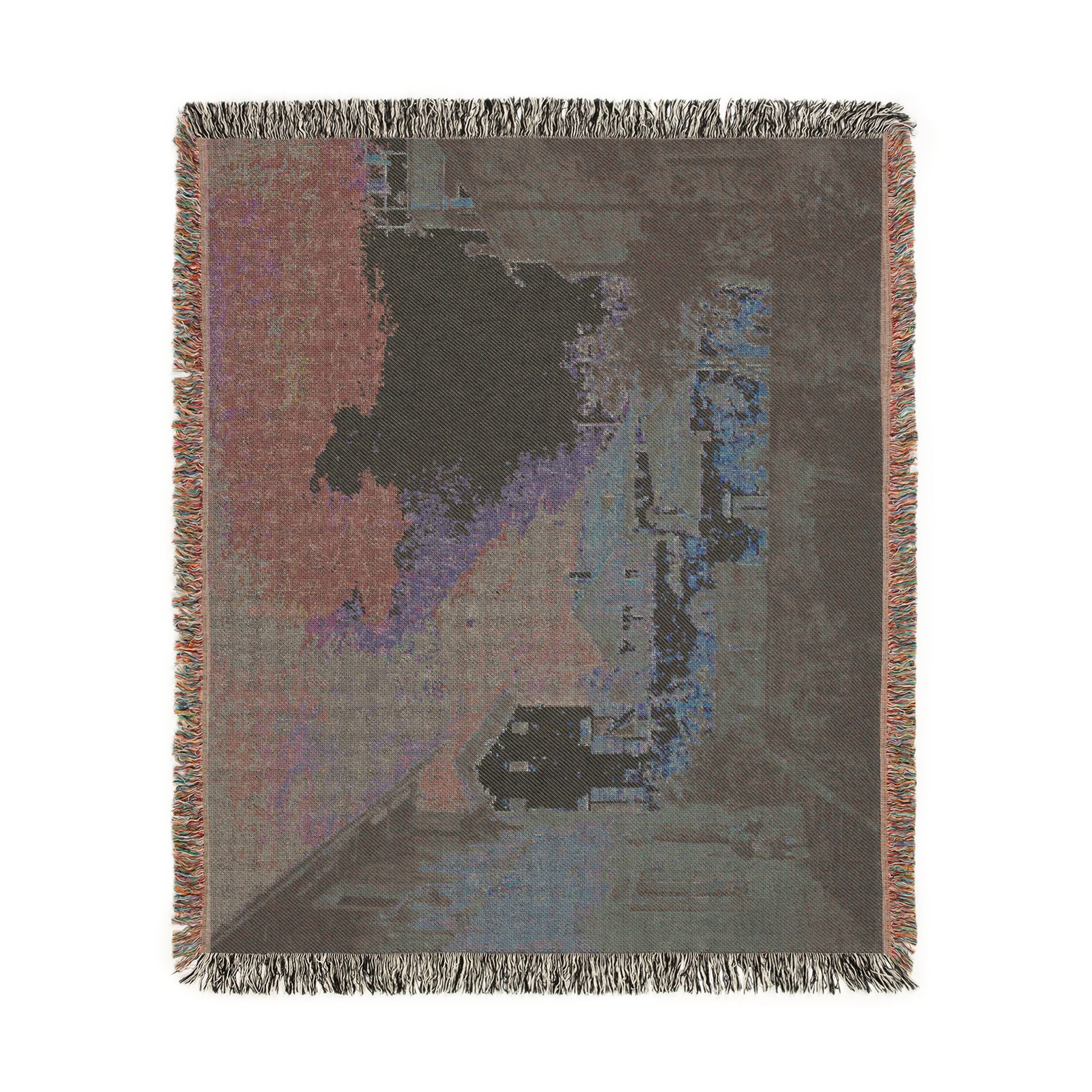Follower of Canaletto - The Terrace | Woven Tapestry Blanket