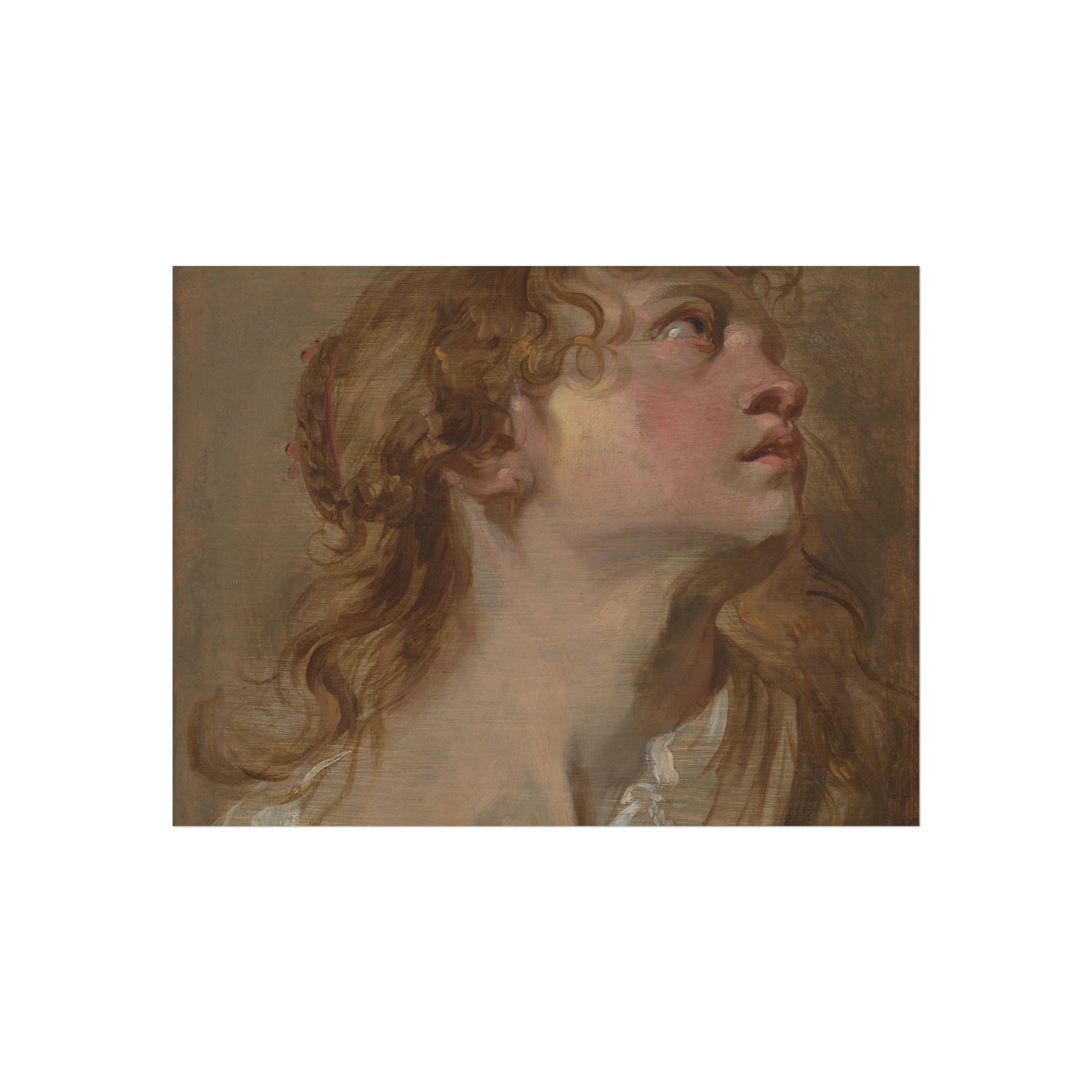 Anthony van Dyck - Head of a Girl | Fine Art Poster