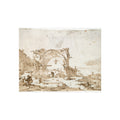 Francesco Guardi - A Capriccio with a Ruined Gothic Arch | Fine Art Poster