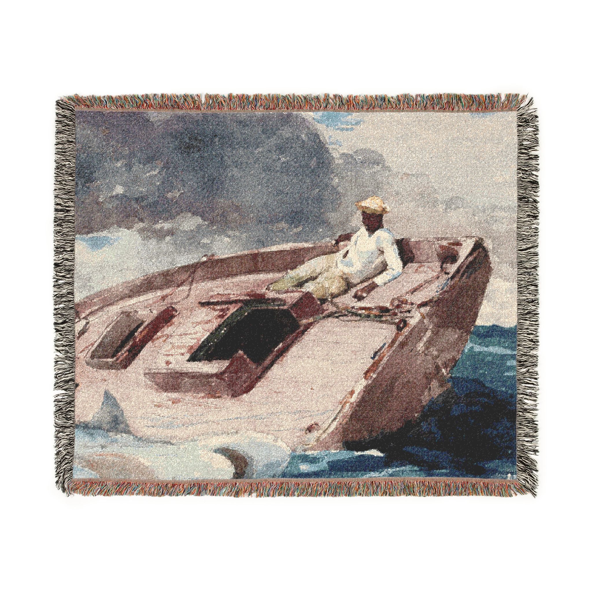 The Gulf Stream Winslow Homer Tapestry Blanket