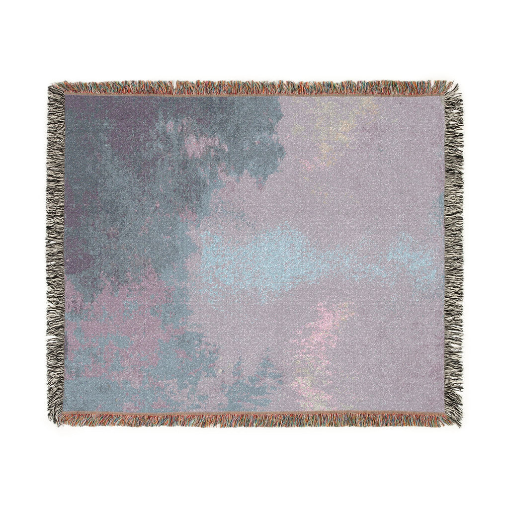 Claude Monet - Branch of the Seine near Giverny (Mist) | Woven Tapestry Blanket