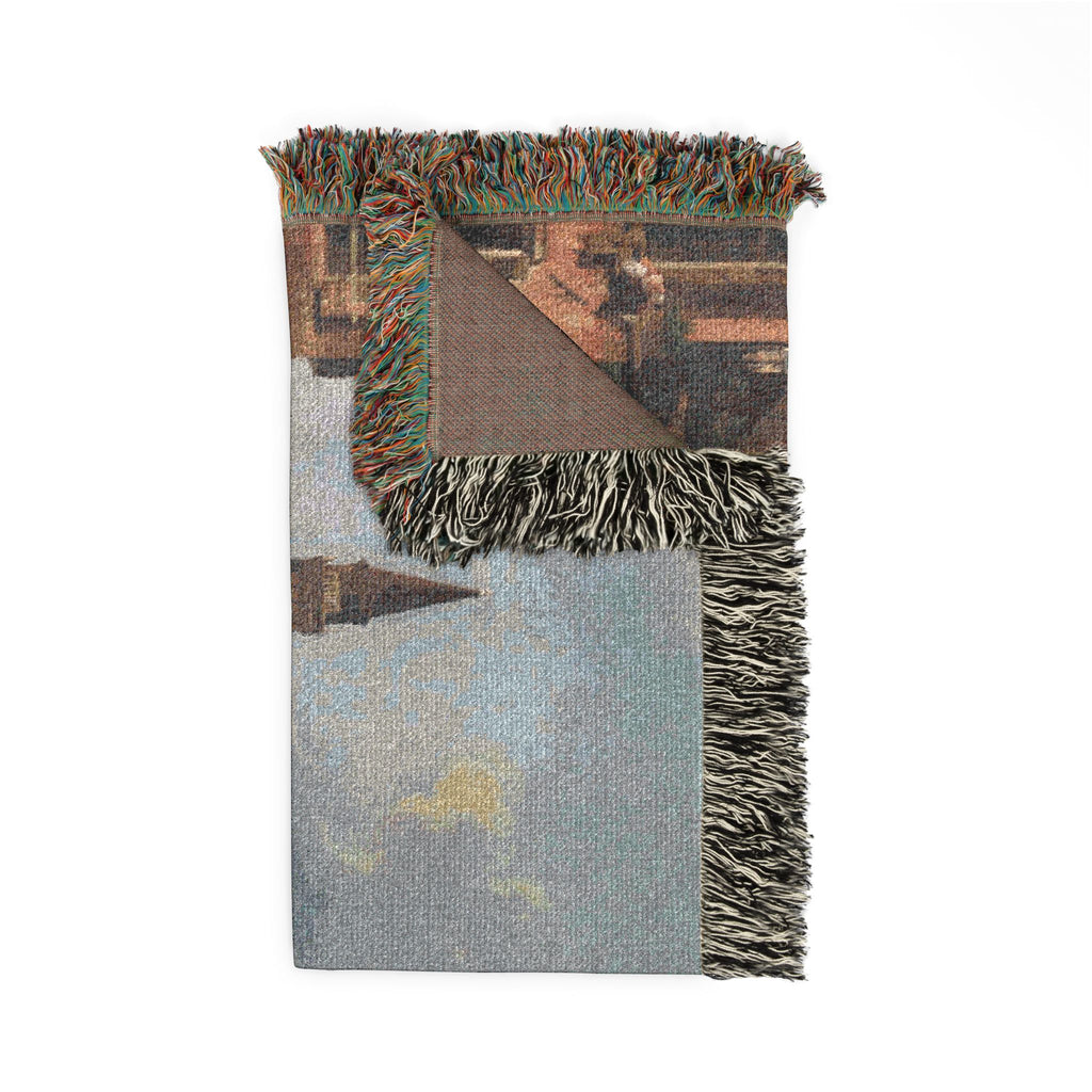 Canaletto - The Stonemason's Yard | Woven Tapestry Blanket