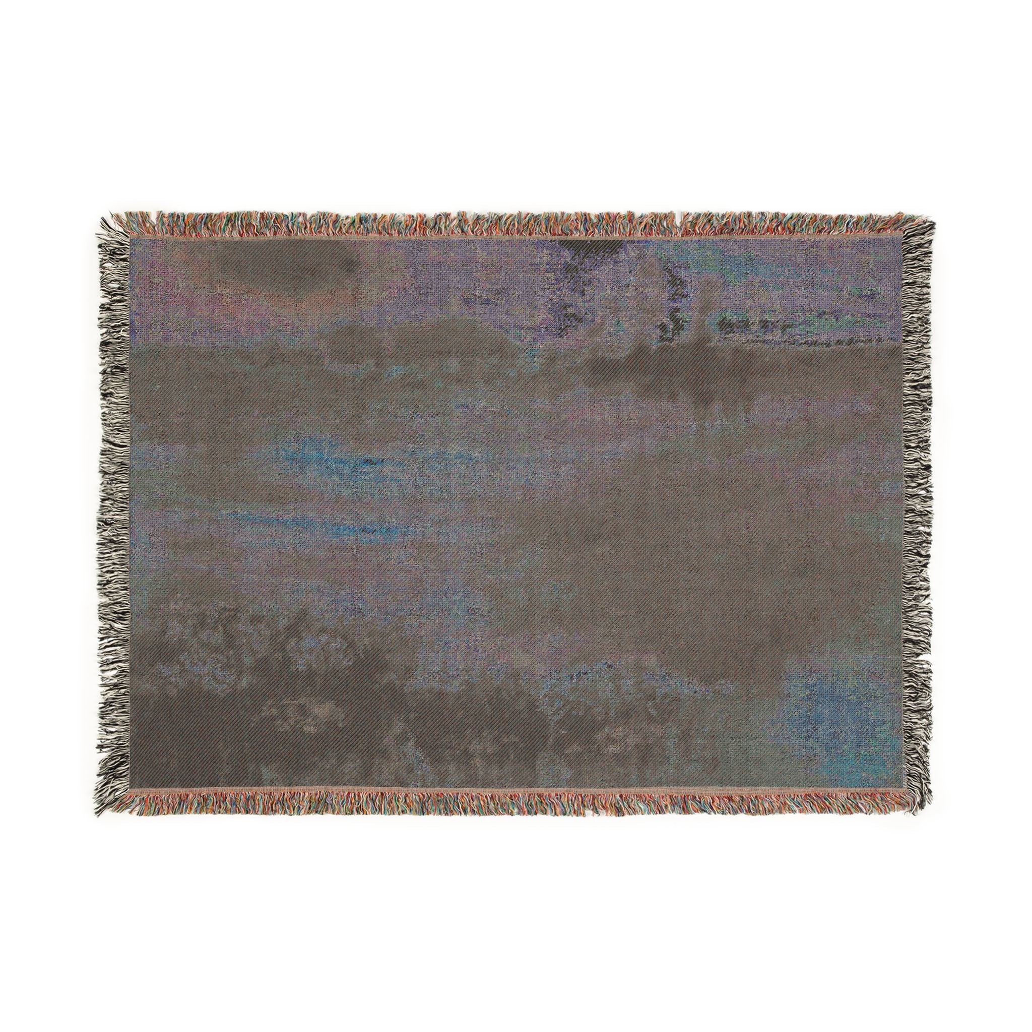Hilaire Germain Edgar Degas - Landscape with Smokestacks | Woven Tapestry Blanket