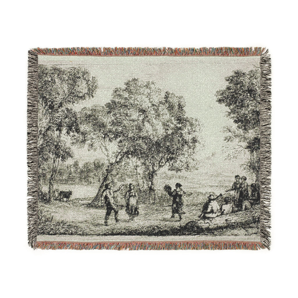 Claude Lorrain - The Country Dance | Woven Tapestry Blanket