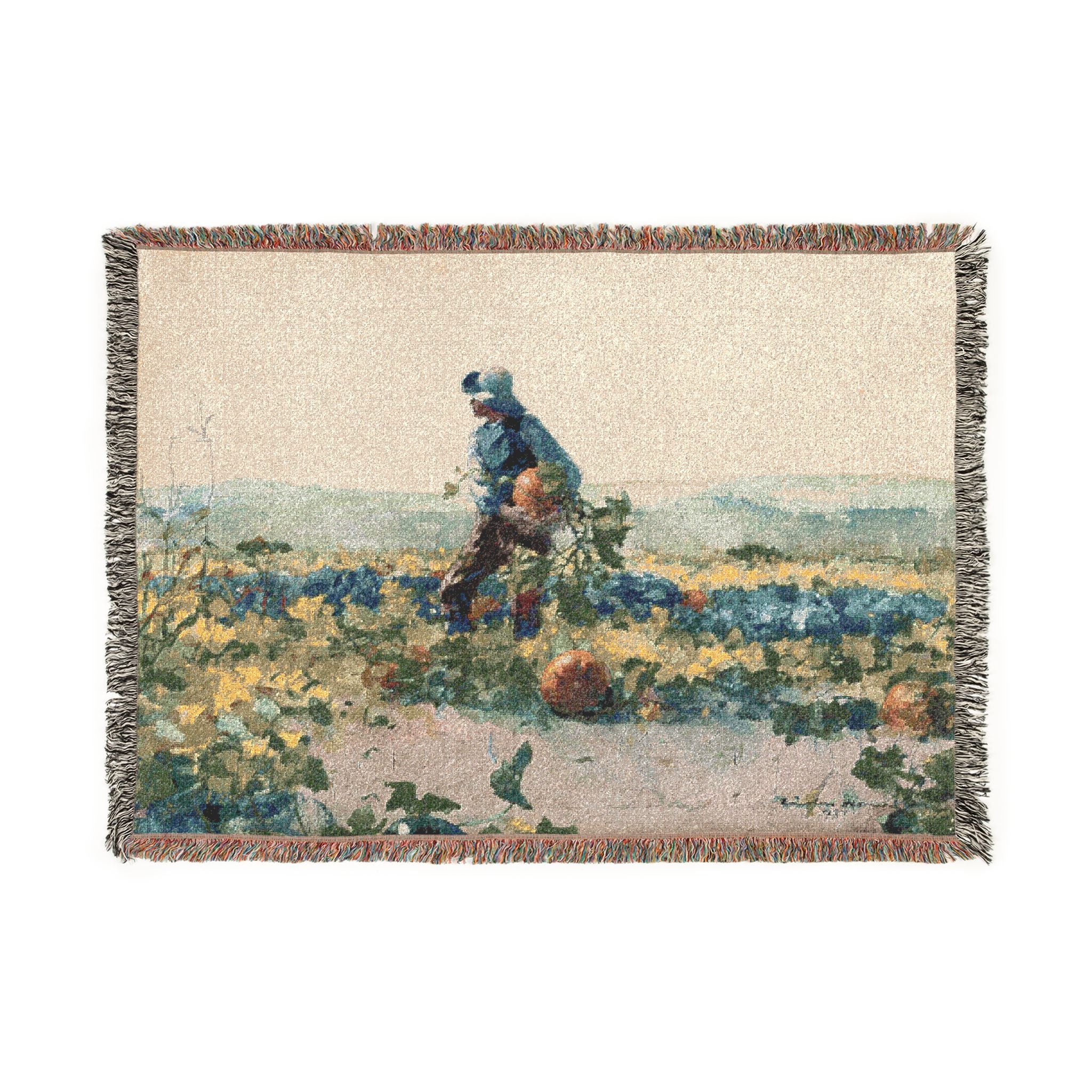 Winslow Homer - For to Be a Farmer's Boy | Woven Tapestry Blanket