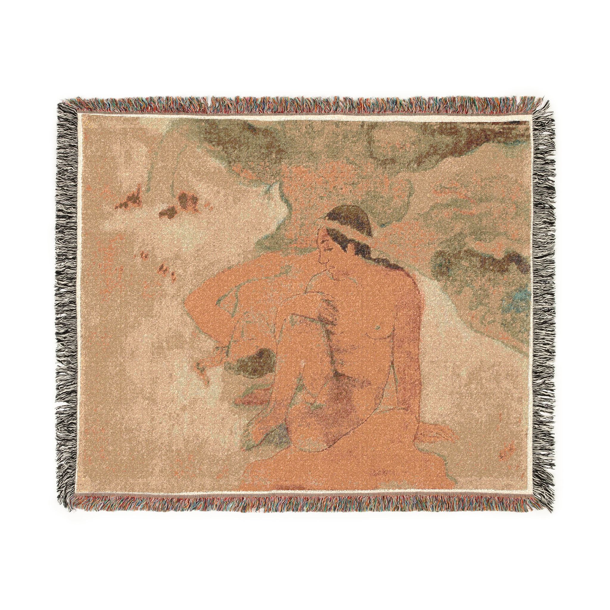 What! Are You Jealous? Paul Gauguin Tapestry Blanket