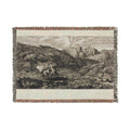 Odilon Redon - Fear | Woven Tapestry Blanket