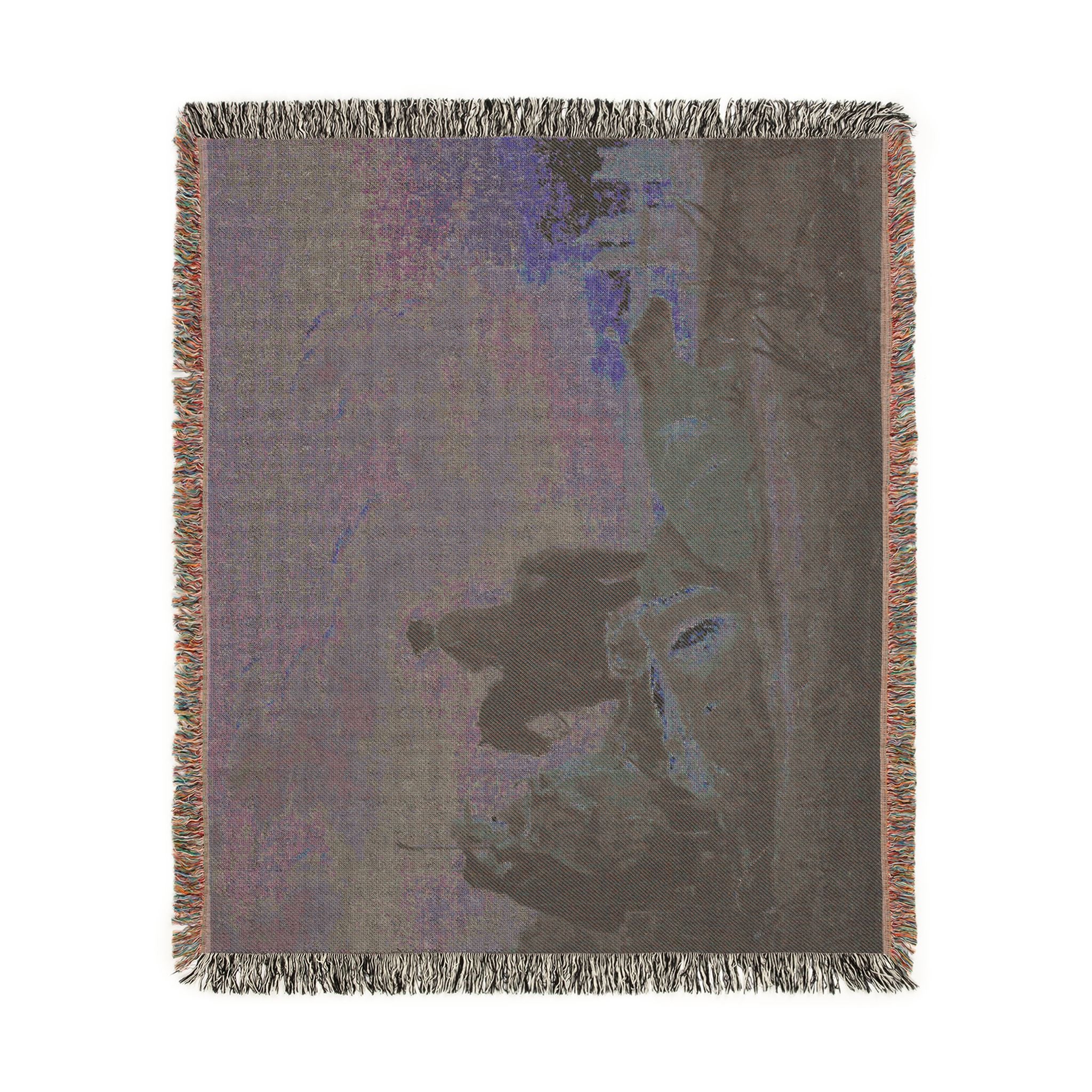 Aelbert Cuyp - Peasants with Four Cows by the River Merwede - WGA5825 | Woven Tapestry Blanket