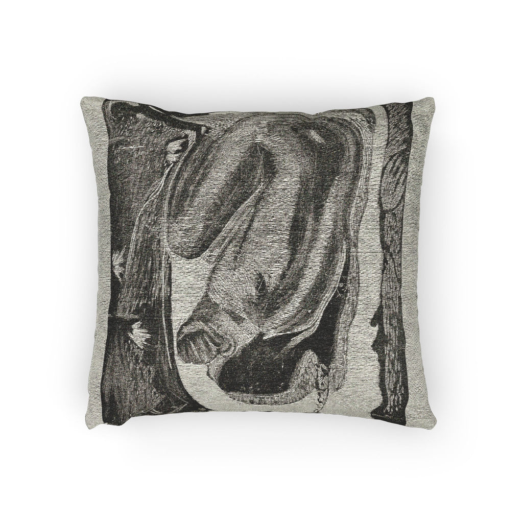 Paul Gauguin - Manao tupapau (She Thinks of the Ghost or The Ghost Thinks of Her), from the Noa Noa Suite | Woven Pillow