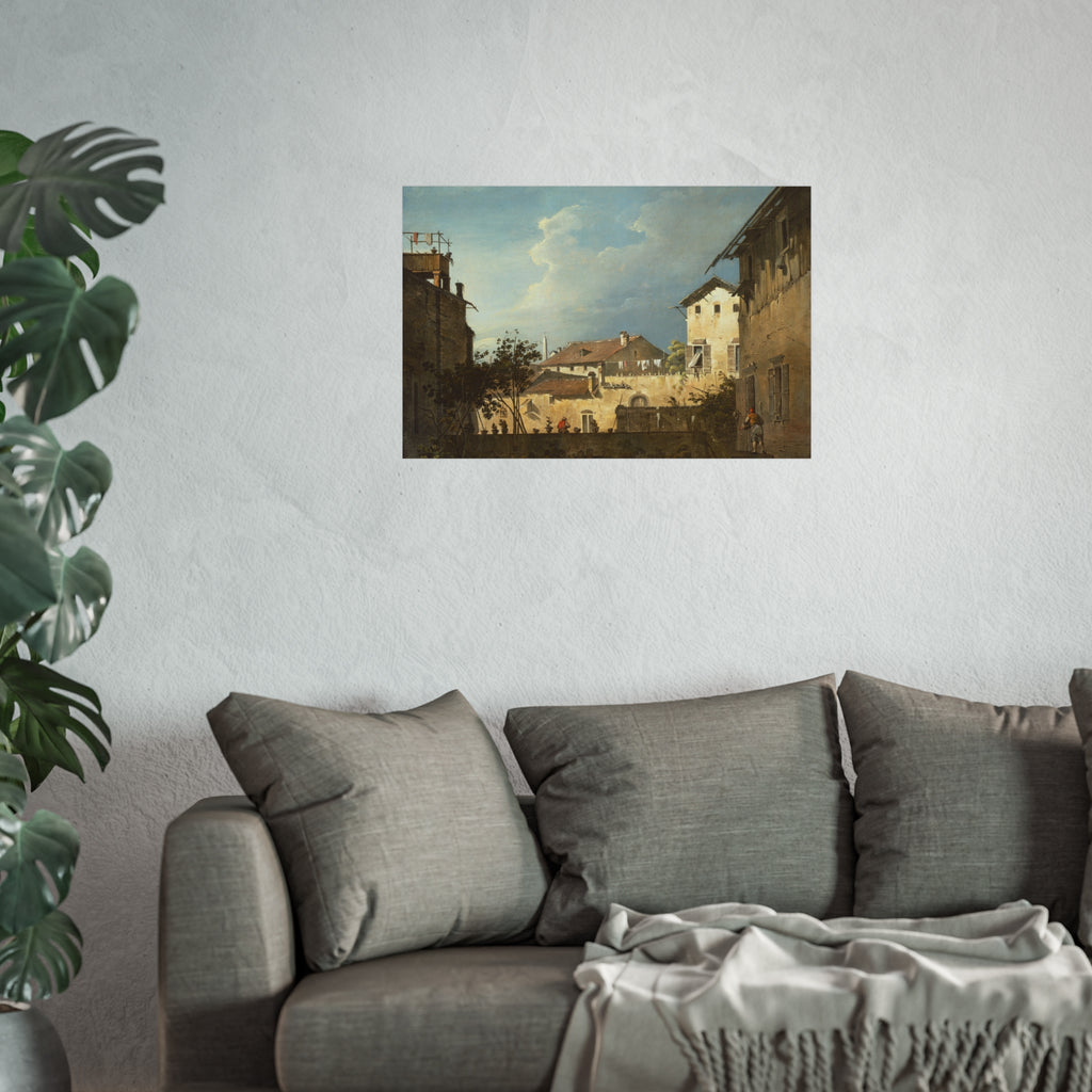 Follower of Canaletto - The Terrace | Fine Art Poster