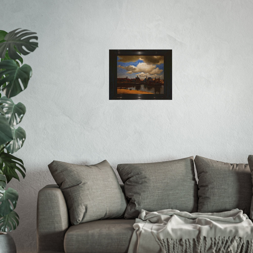 Den Haag - Mauritshuis - Johannes Vermeer (1632-1675) - View of Delft c. 1660-1661 | Fine Art Poster