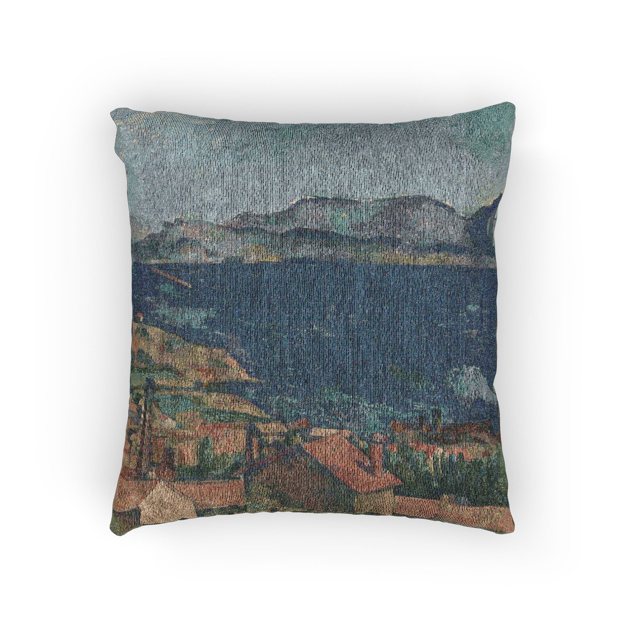 Paul Cezanne - The Bay of Marseille, Seen from L'Estaque | Woven Pillow
