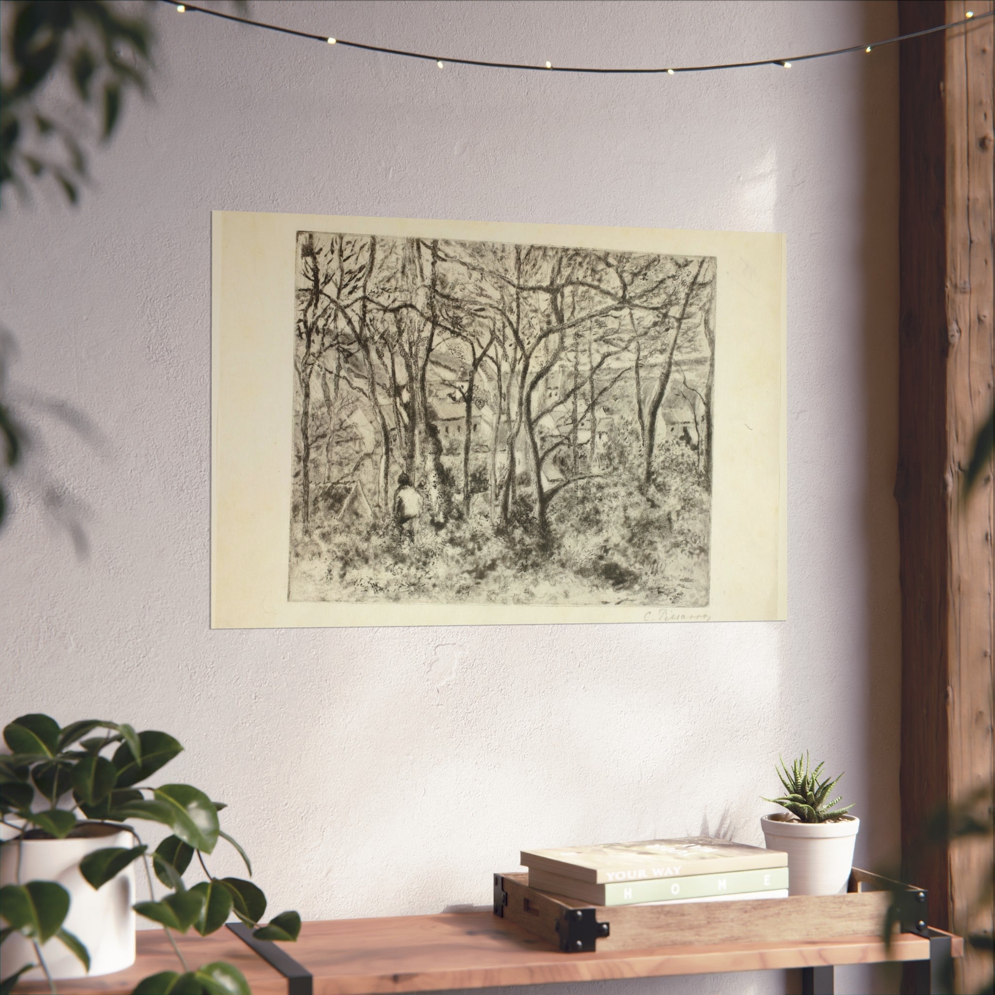 Camille Pissarro - Woodlands at the Hermitage | Fine Art Poster