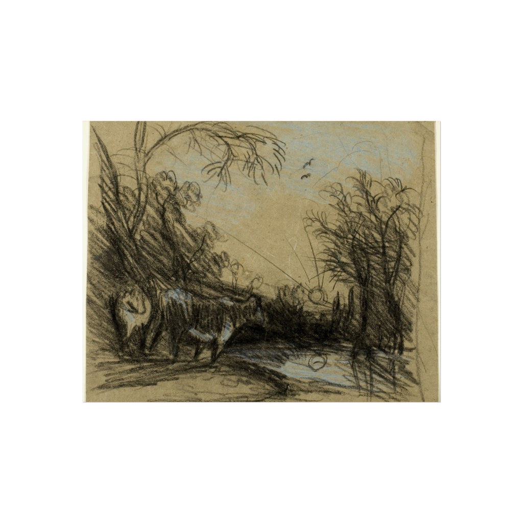 John Constable - Landscape with Cows | Fine Art Poster