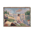 Georges Seurat - Final Study for Bathers at Asnières | Woven Tapestry Blanket