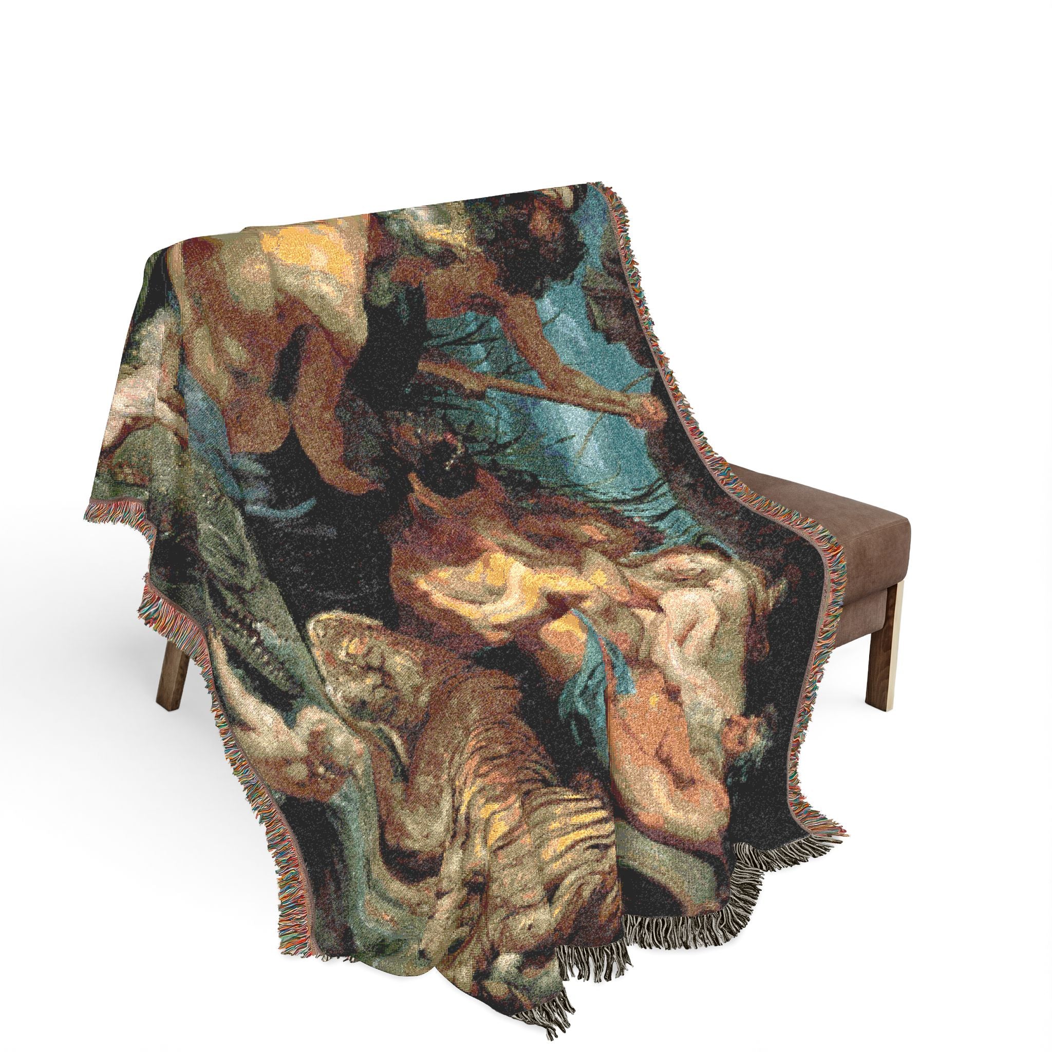 Peter Paul Rubens - The Four Continents | Woven Tapestry Blanket