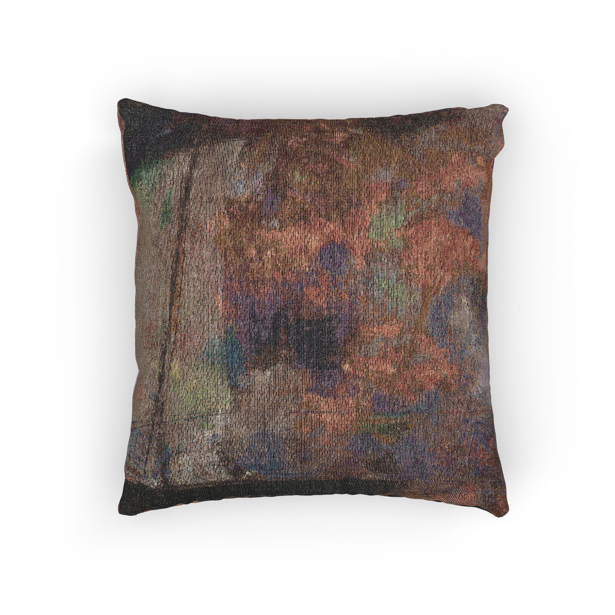 Odilon Redon - Flower Clouds | Woven Pillow