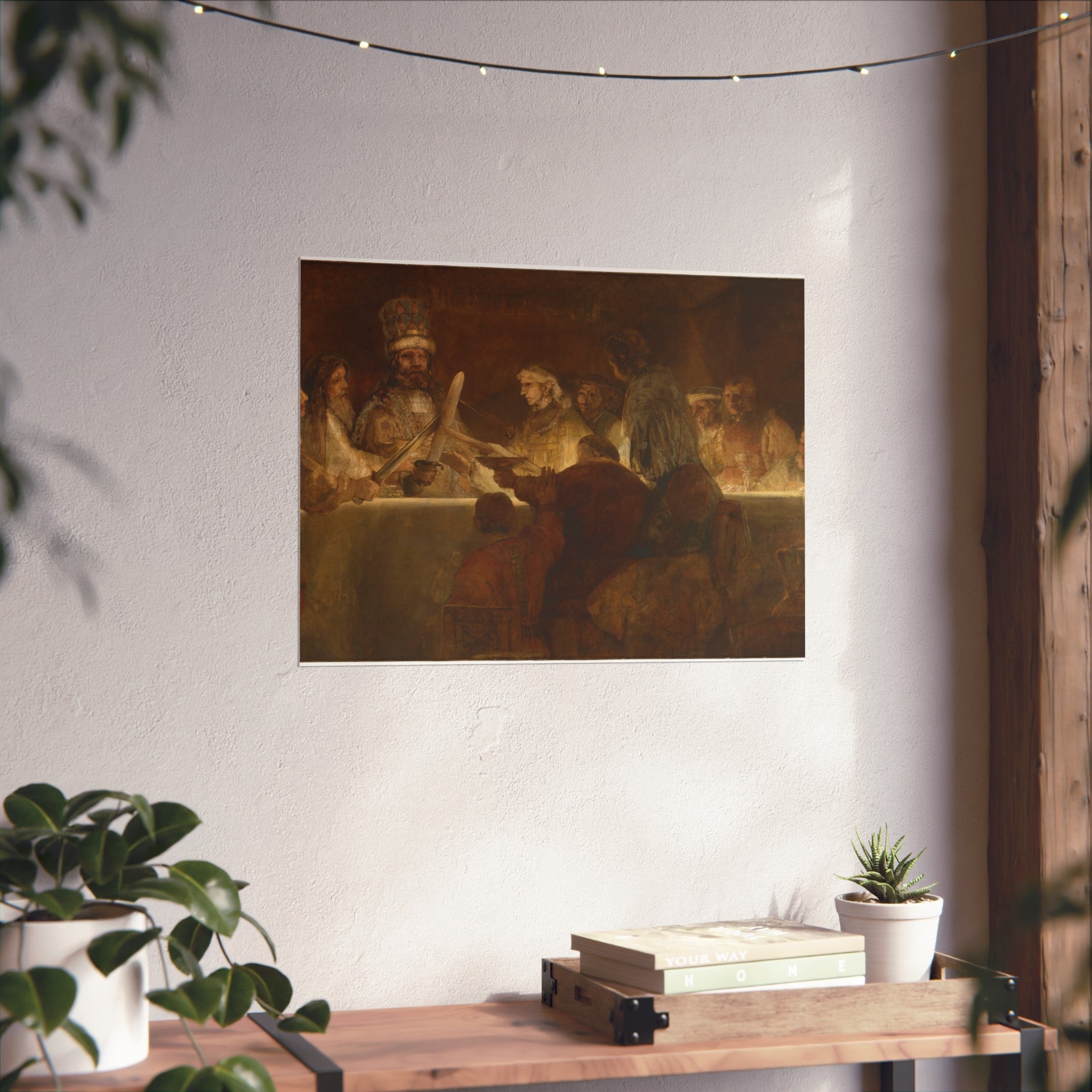 The Conspiracy of Claudius Civilis by Rembrandt van Rijn | Fine Art Poster