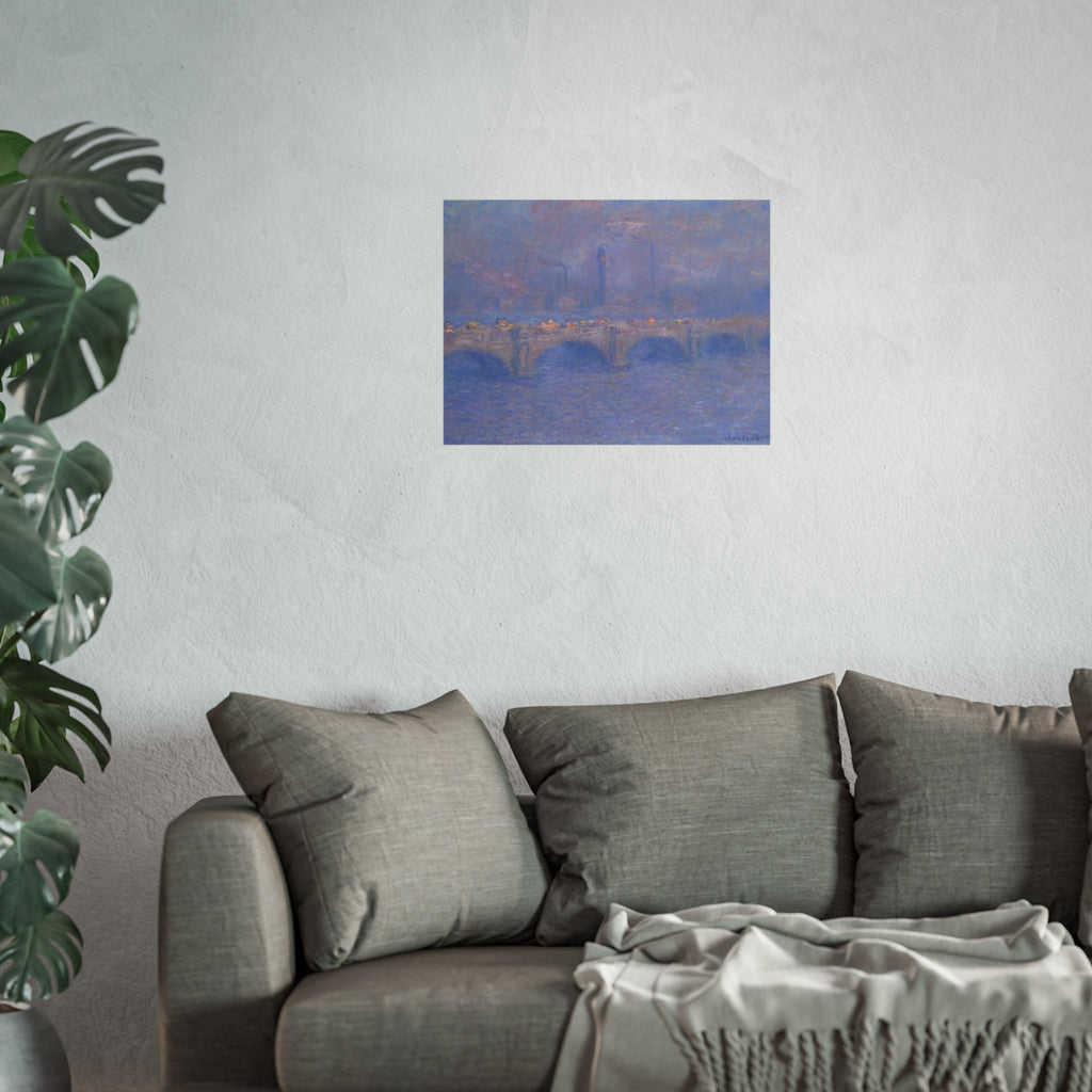 Claude Monet - Waterloo Bridge, Sunlight Effect | Fine Art Poster