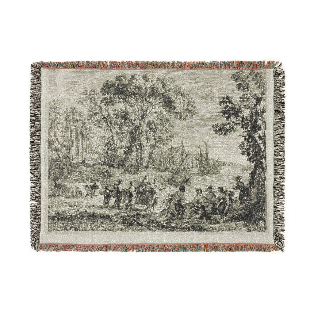 Claude Lorrain - The Rape of Europa | Woven Tapestry Blanket