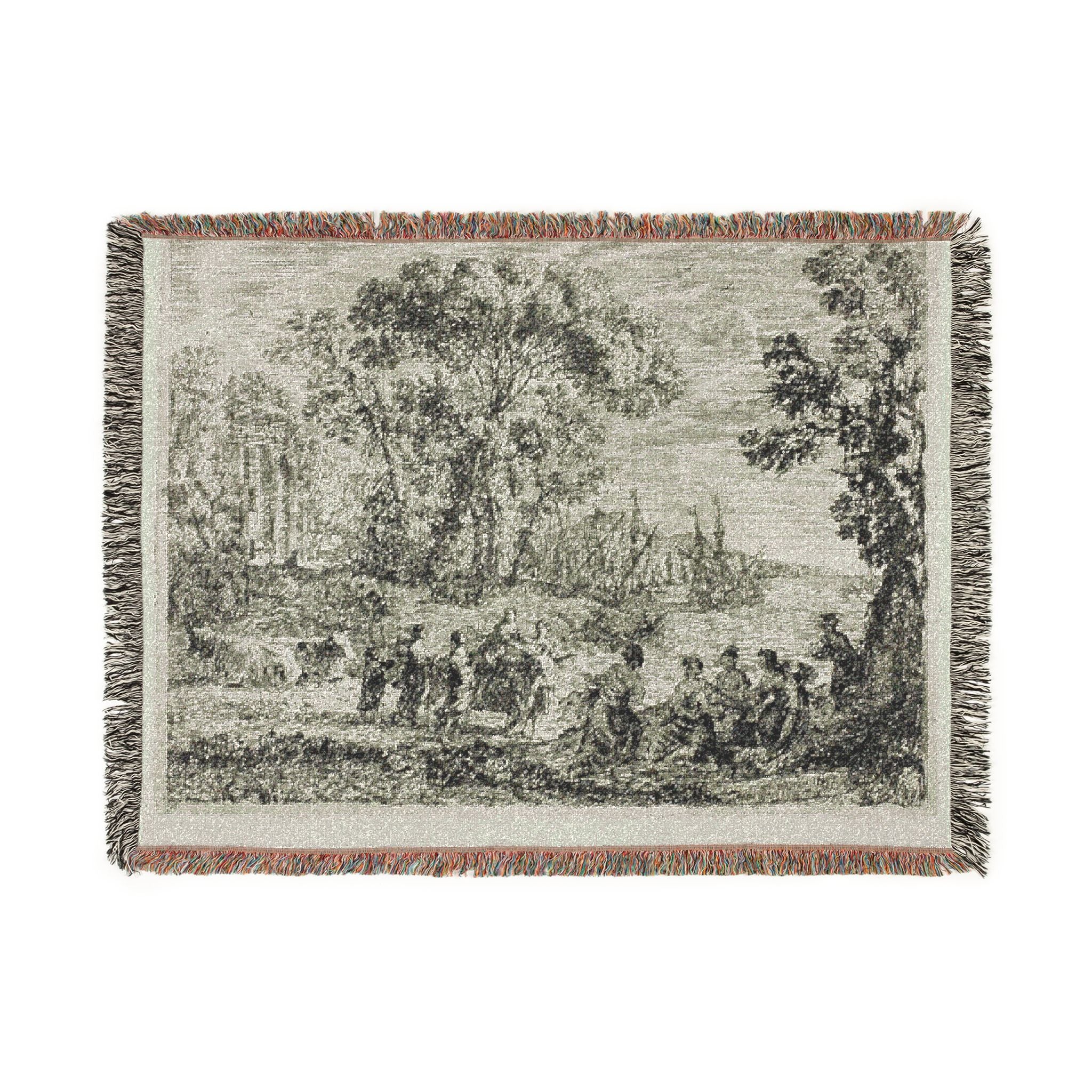 Claude Lorrain - The Rape of Europa | Woven Tapestry Blanket