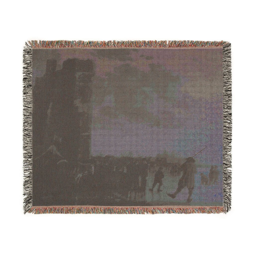 Schilderij, Aelbert Cuyp, met ruïne van Huis te Merwede (12091275046) | Woven Tapestry Blanket