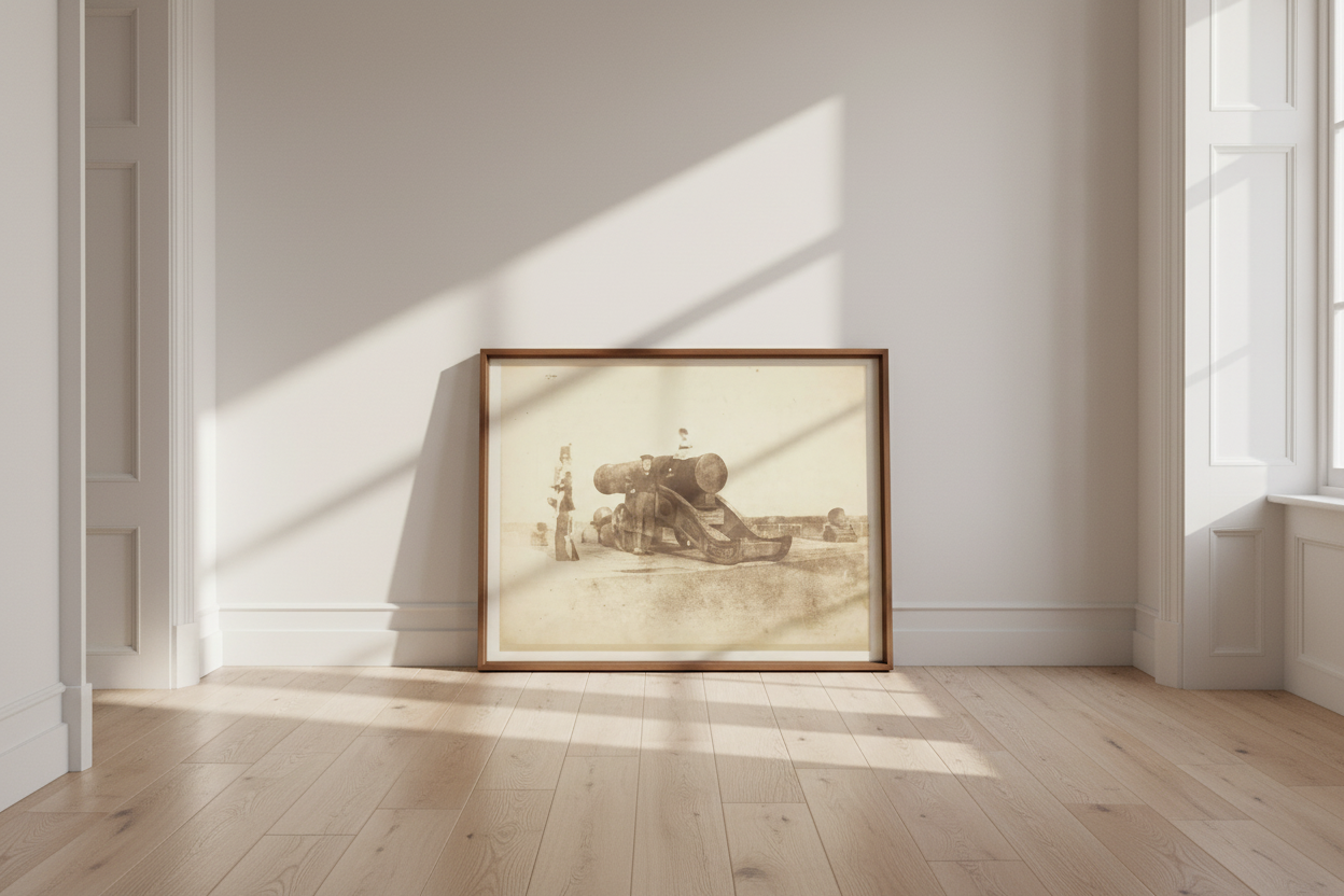 The Cannon 'Mons Meg' at Edinburgh Castle David Octavius Hill Fine Art Poster