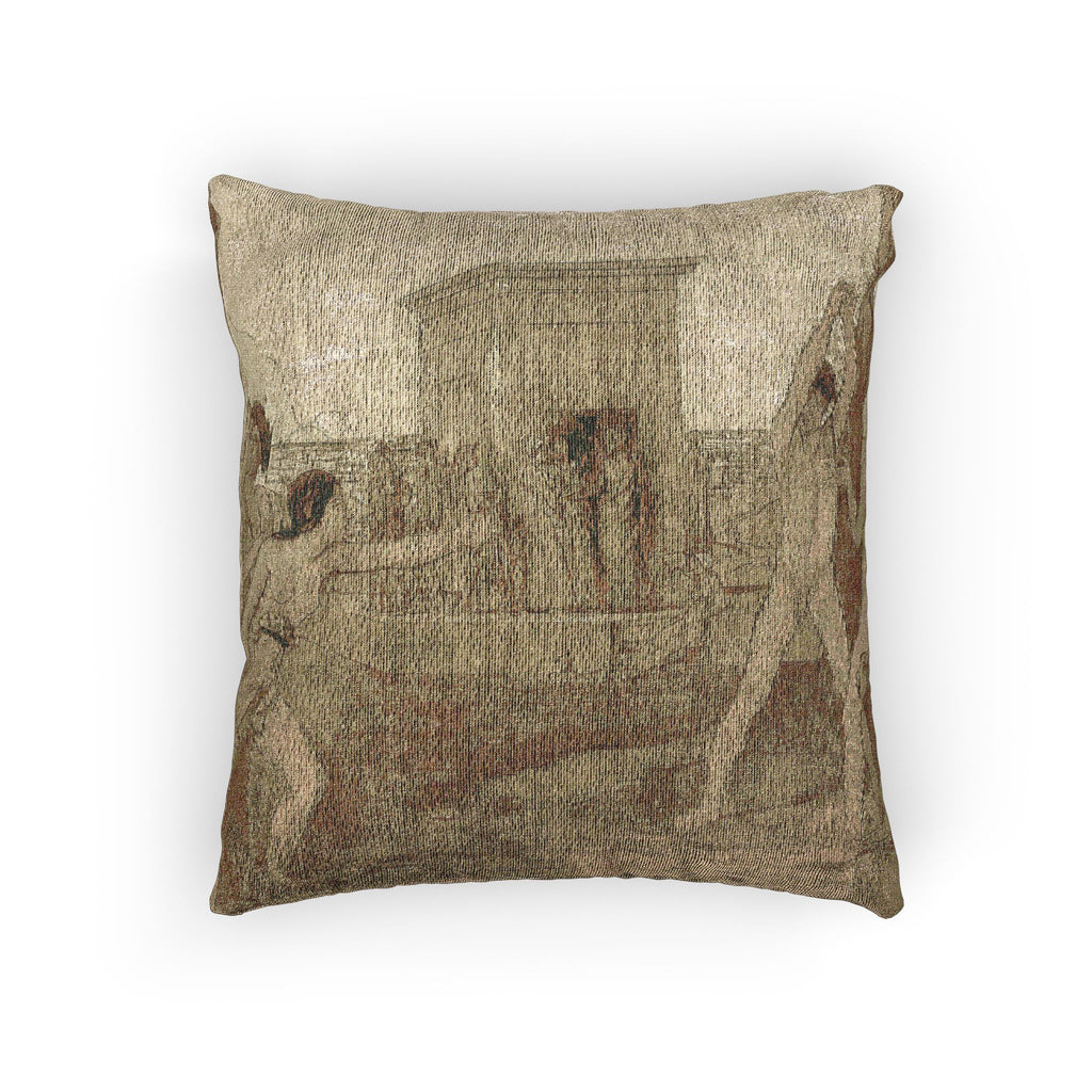 Hilaire Germain Edgar Degas - Young Spartan Girls Challenging Boys | Woven Pillow