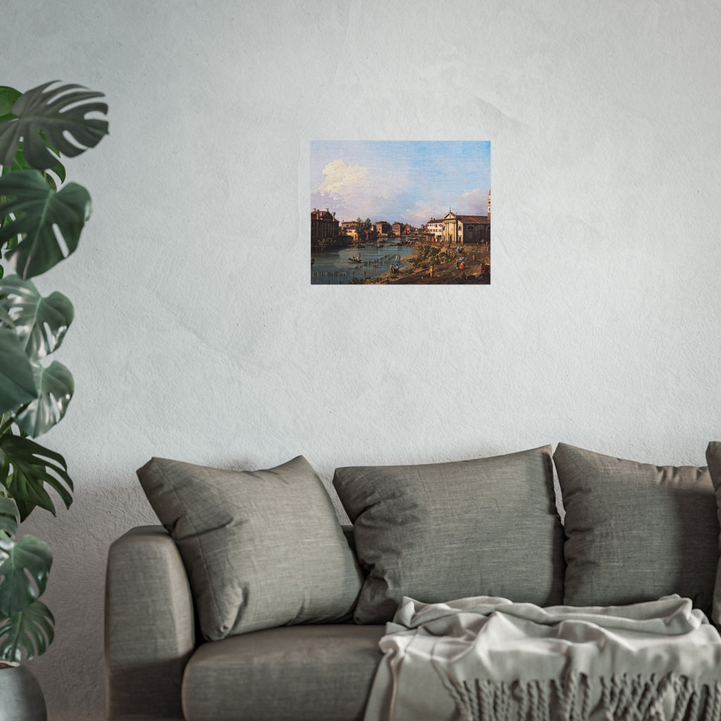 Bemberg Fondation Toulouse - Vue de Dolo - Canaletto ca 1740 - Inv 1011 | Fine Art Poster