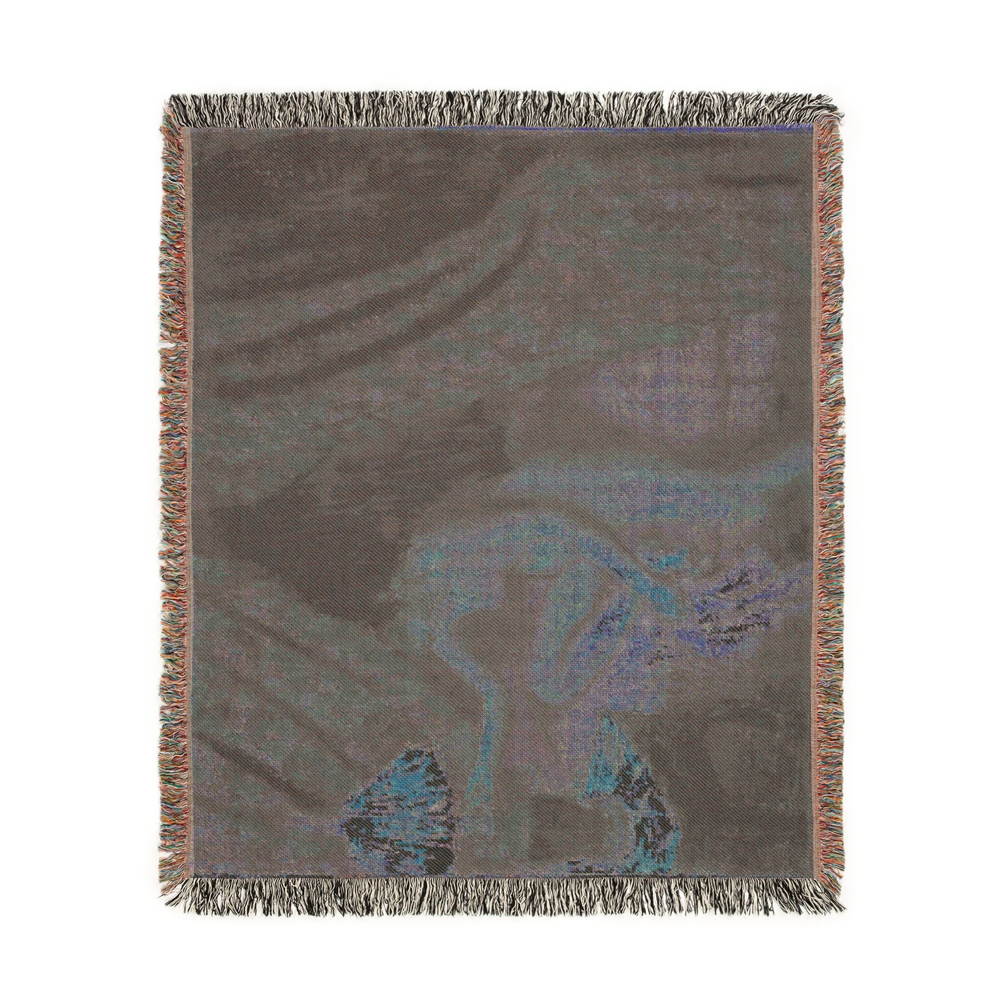 Hilaire Germain Edgar Degas - Retiring | Woven Tapestry Blanket