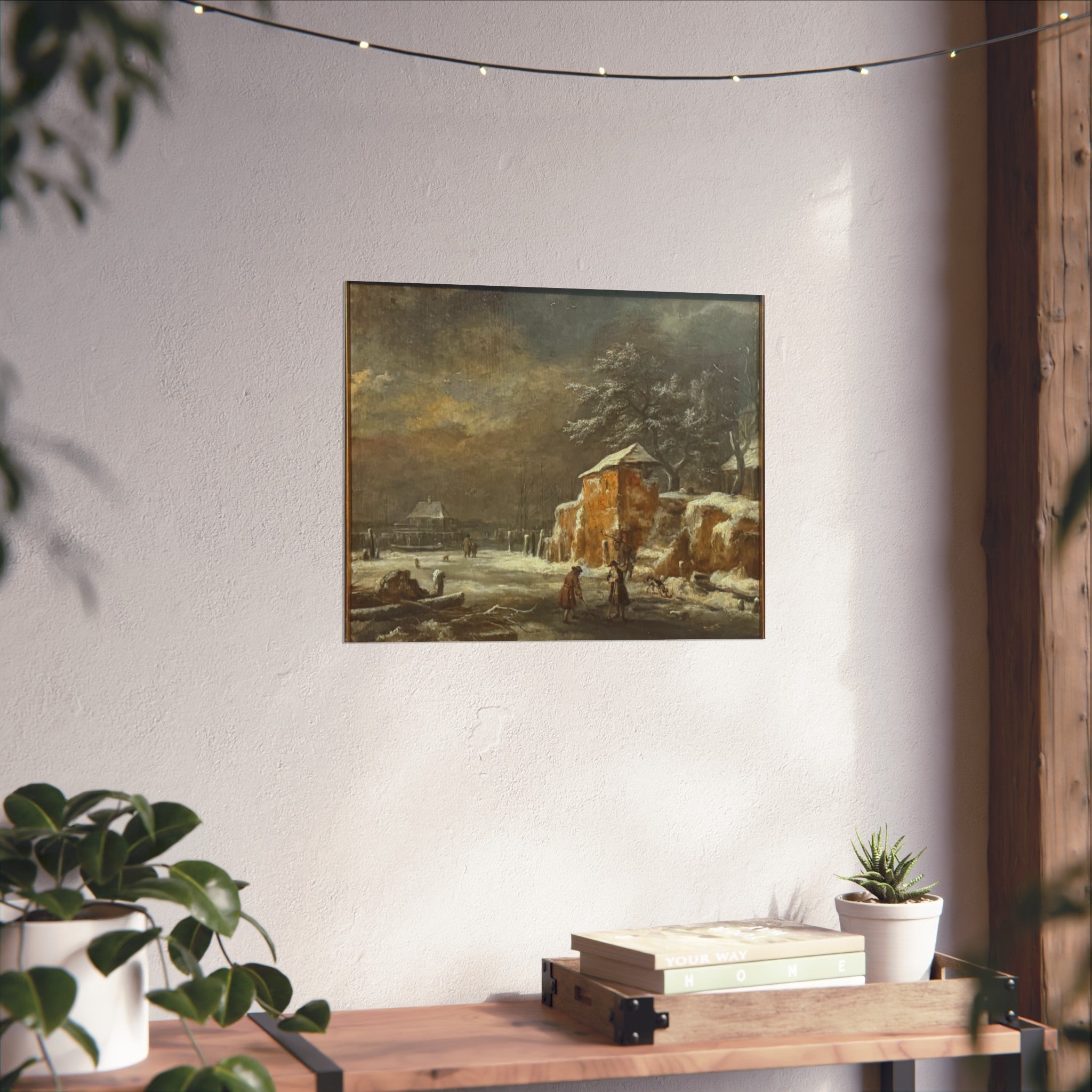 Hamburg, Kunsthalle, Jacob van Ruisdael, Winterlandschaft | Fine Art Poster