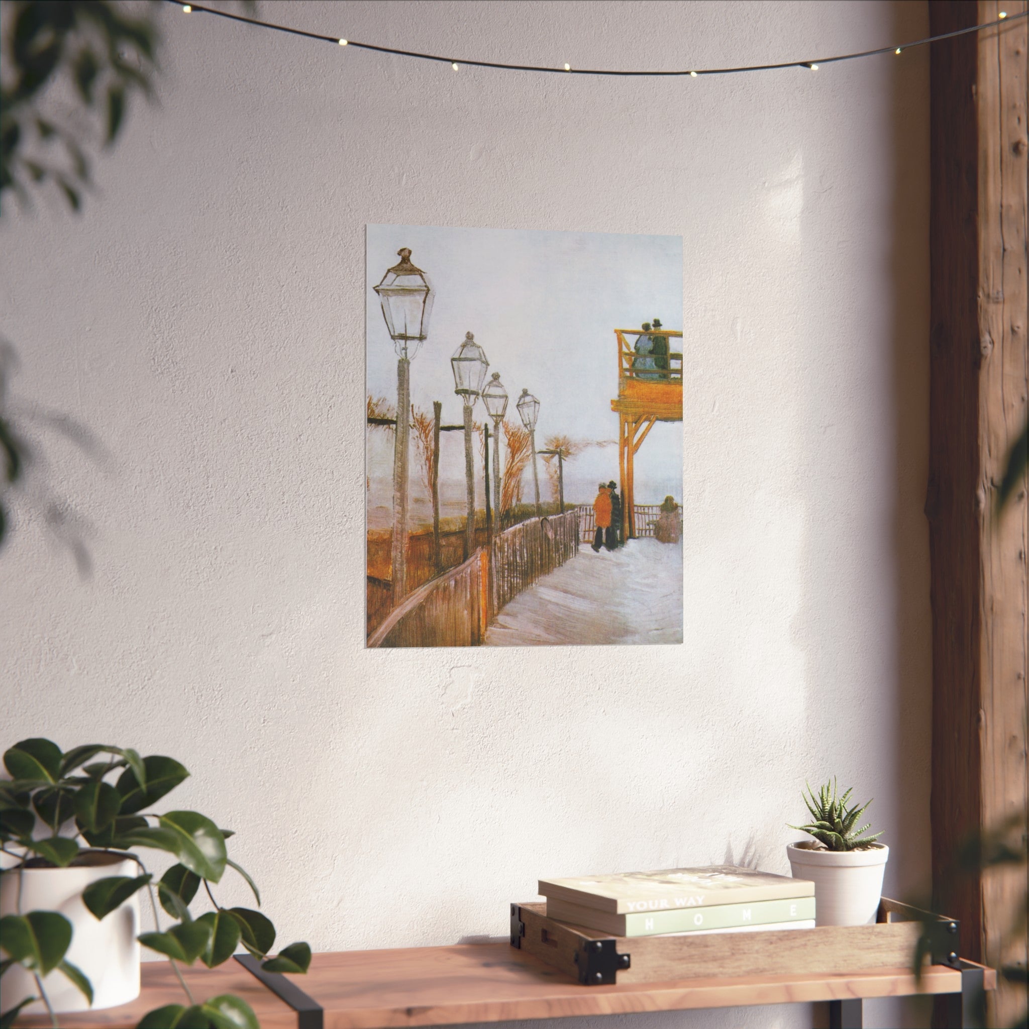 Vincent van Gogh - Terrace of the Moulin de Blute-Fin | Fine Art Poster