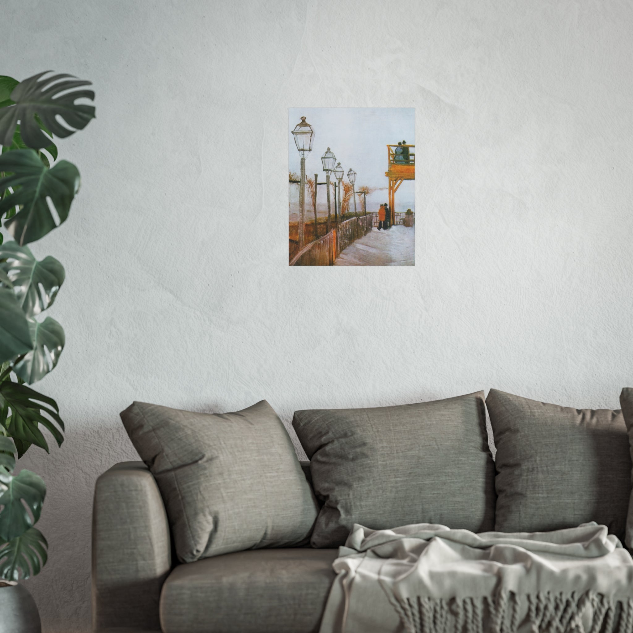 Vincent van Gogh - Terrace of the Moulin de Blute-Fin | Fine Art Poster