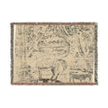 Paul Gauguin - Horse, with Other Animals and Ornaments | Woven Tapestry Blanket