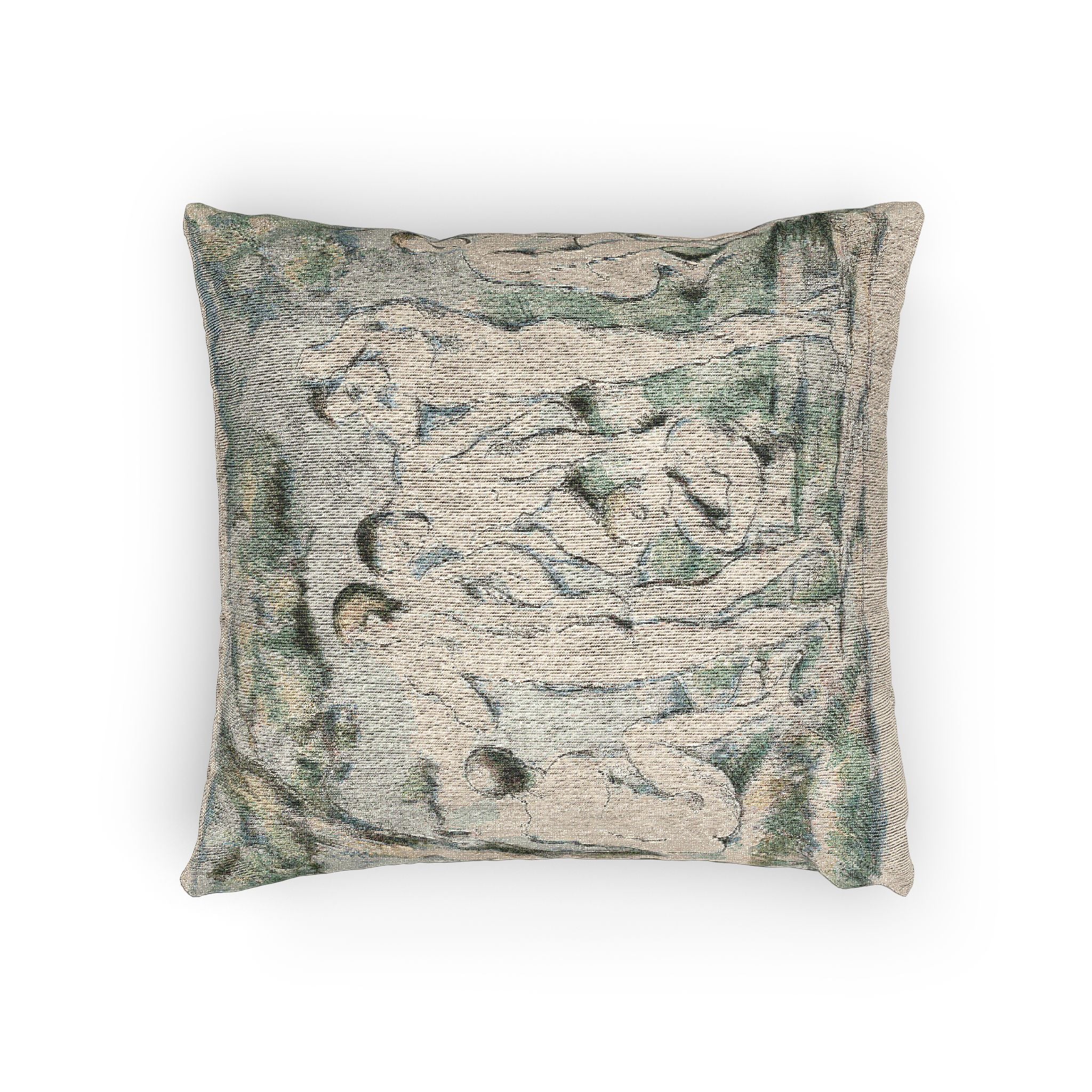 Paul Cezanne - Small Bathers | Woven Pillow