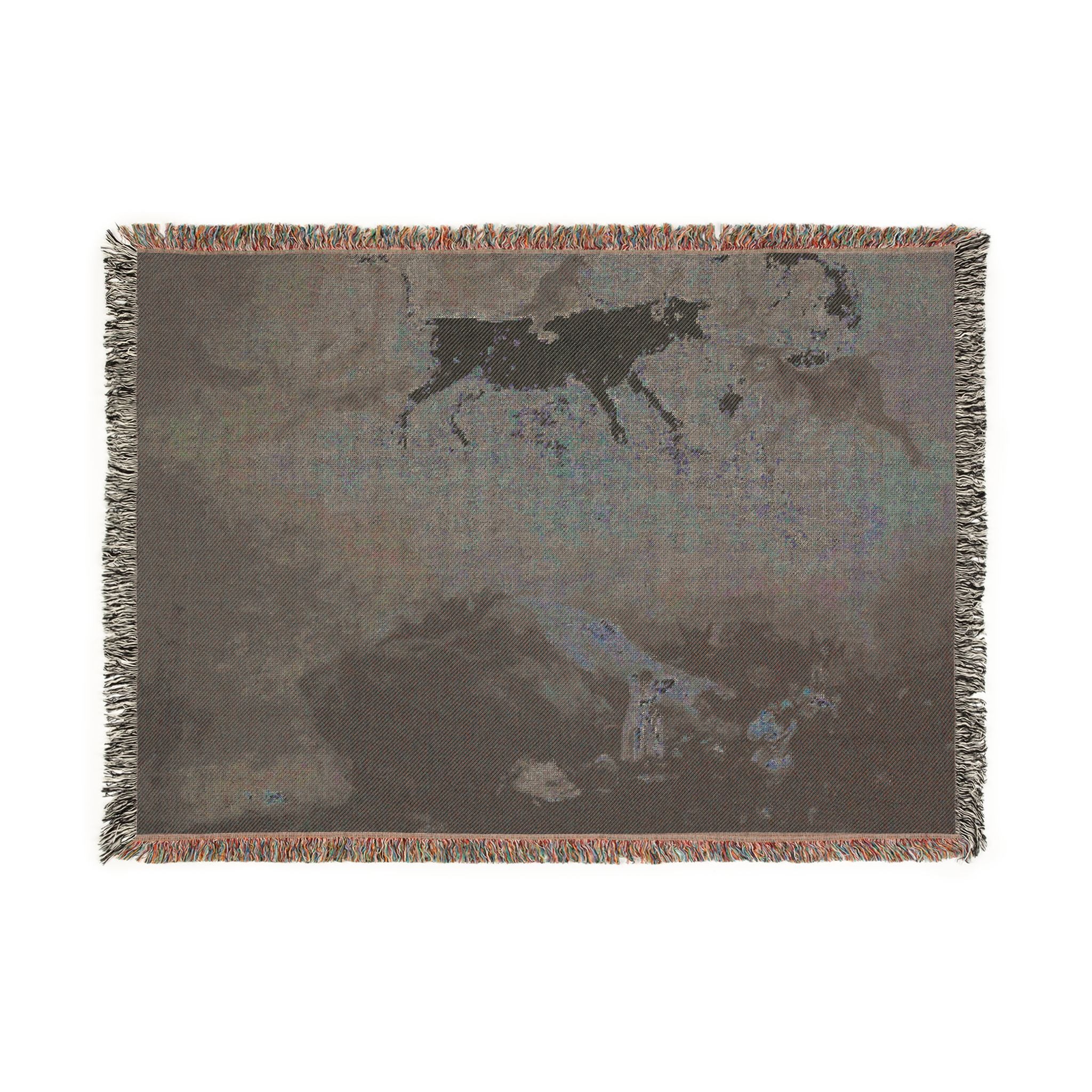(Agen) Caprice - Francisco de Goya 1818-1819 - Musée des Beaux-Arts d'Agen | Woven Tapestry Blanket